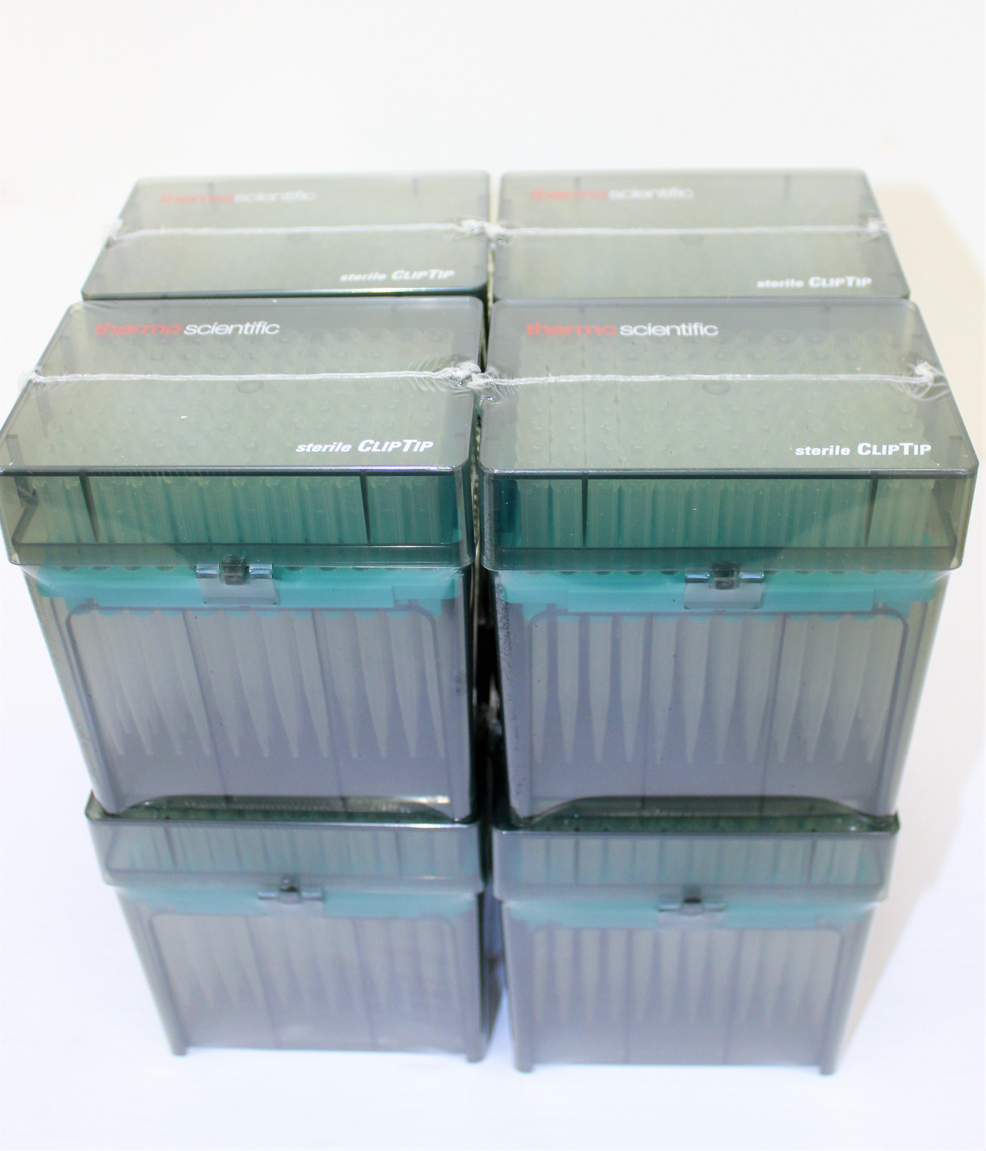Thermo Clip Tip 1250 Pipet Tips Sterile Low Retention 8x96 Box System