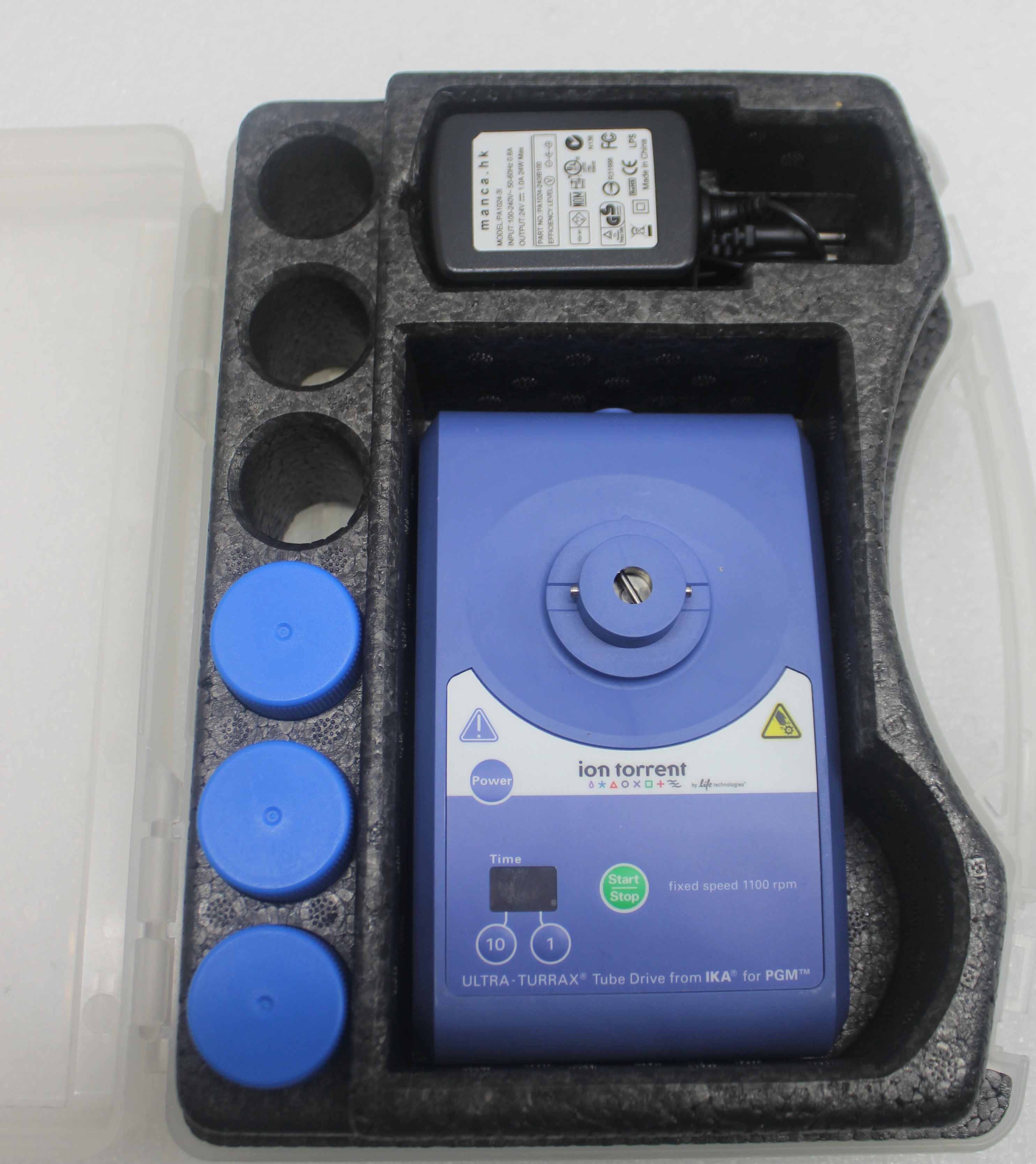 IKA UT TD Tube Drive Sample Preparator for Emulsion PCR Digital Display 120V