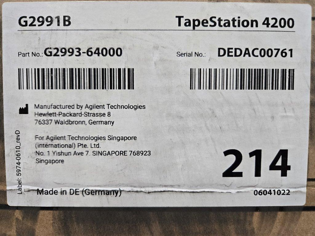 Agilent 4200 TapeStation  (New in box)