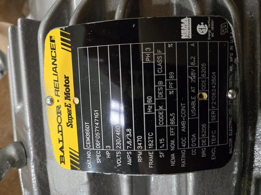 Fristam FZX 2200 Centrifugal Pump - 100 GPM 316 Stainless Steel USA Made