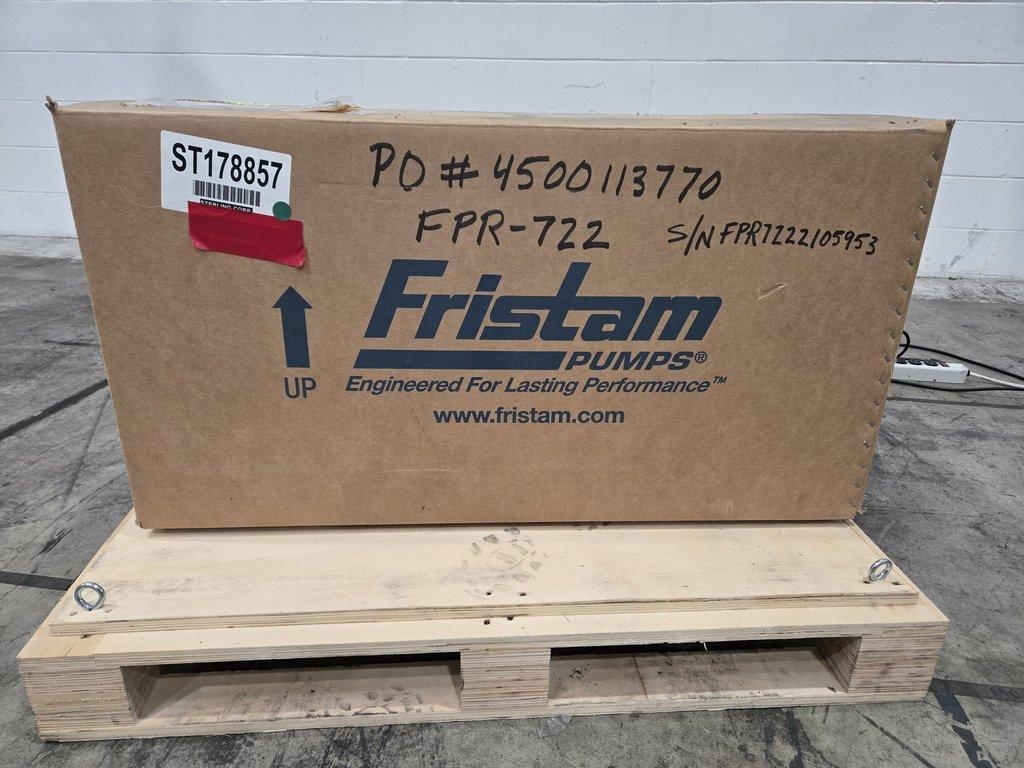 Fristam FZX 2200 Centrifugal Pump - 100 GPM 316 Stainless Steel USA Made