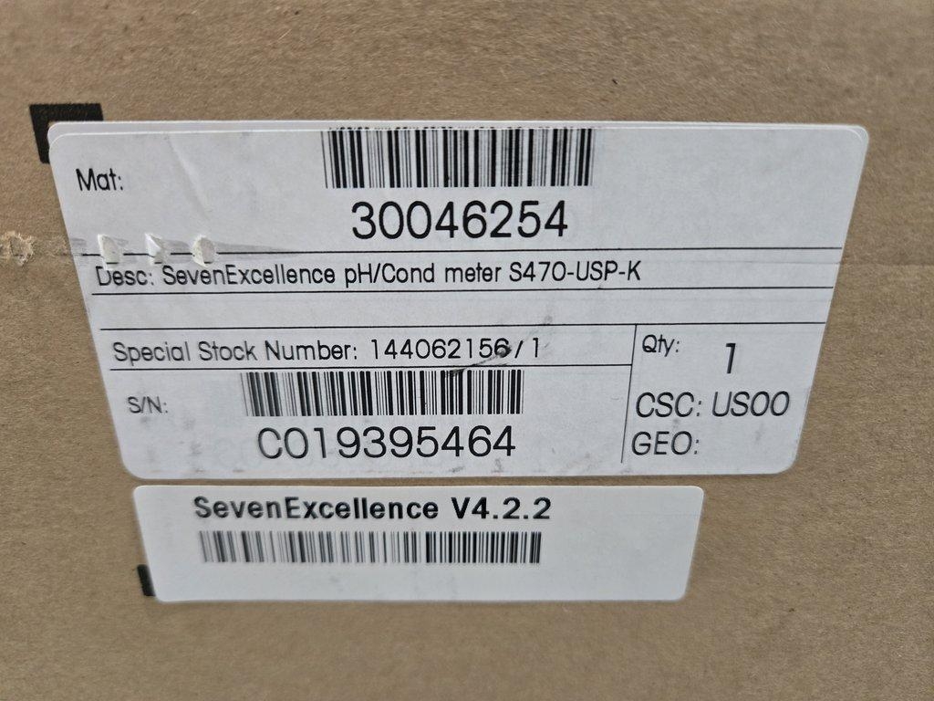 Mettler Toledo Seven Excellence Multiparameter Meter Conductivity pH V4.2.2