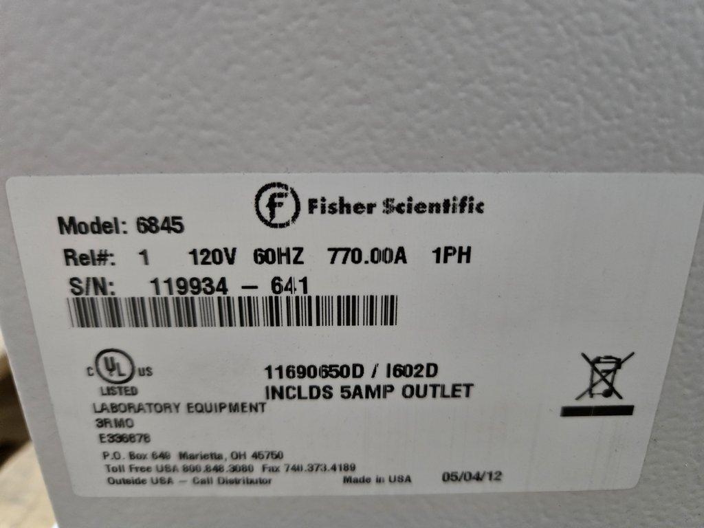 Fisher Isotemp 6845 Incubator Oven: 30-75C, 5cuft, Lab Incubation