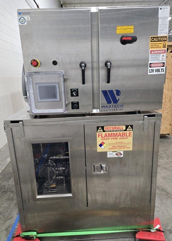 Wastech SSPLS-30-005 Solvent Dispense System, 30gal Stainless Steel, Good Condition