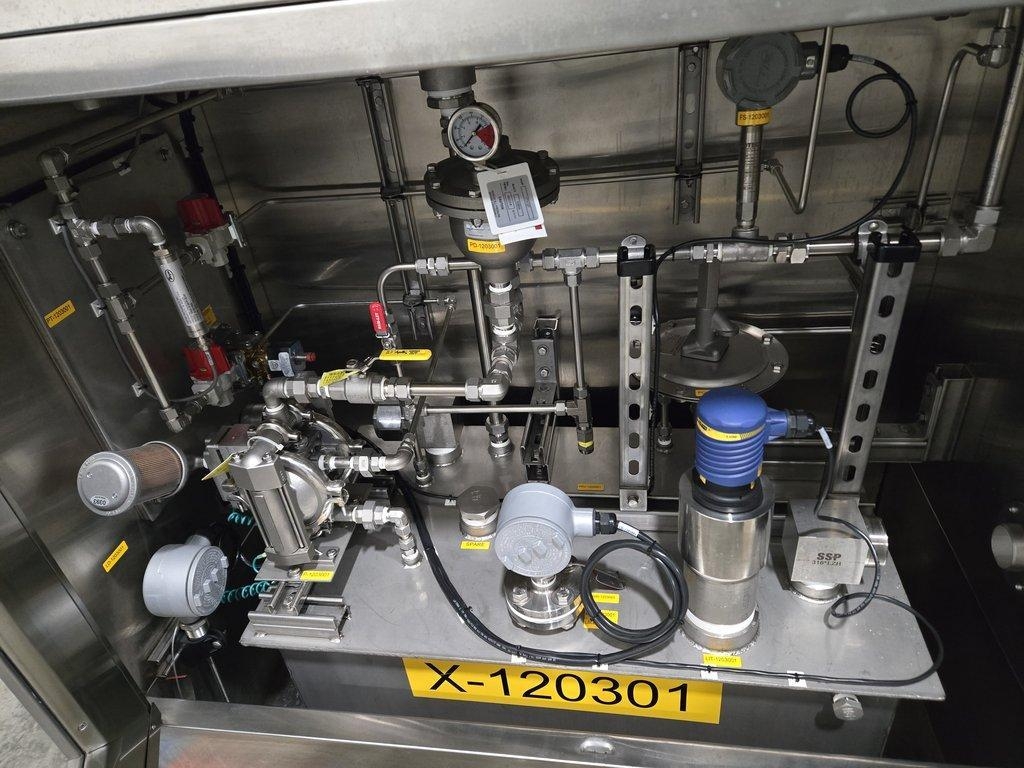 Wastech SSPLS-30-005 Solvent Dispense System, 30gal Stainless Steel, Good Condition