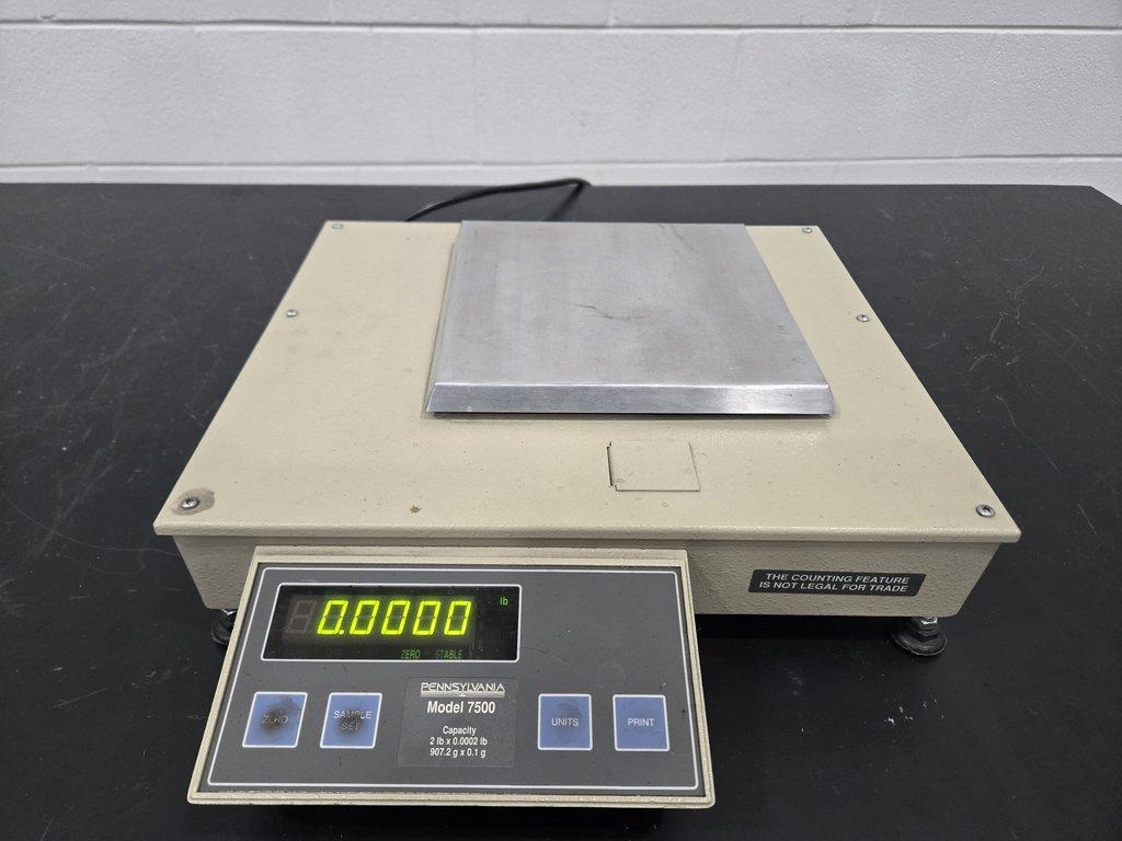 Pennsylvania Scale Co 7500S Table-Top Lab Scale for Accurate Weighing