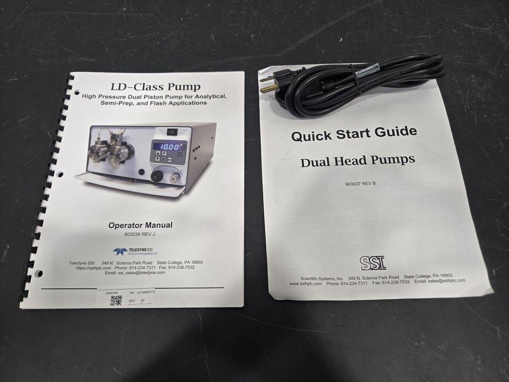 Teledyne Model 100mL SS NF PXD STS 4-3 GMP Pump Very Good Condition