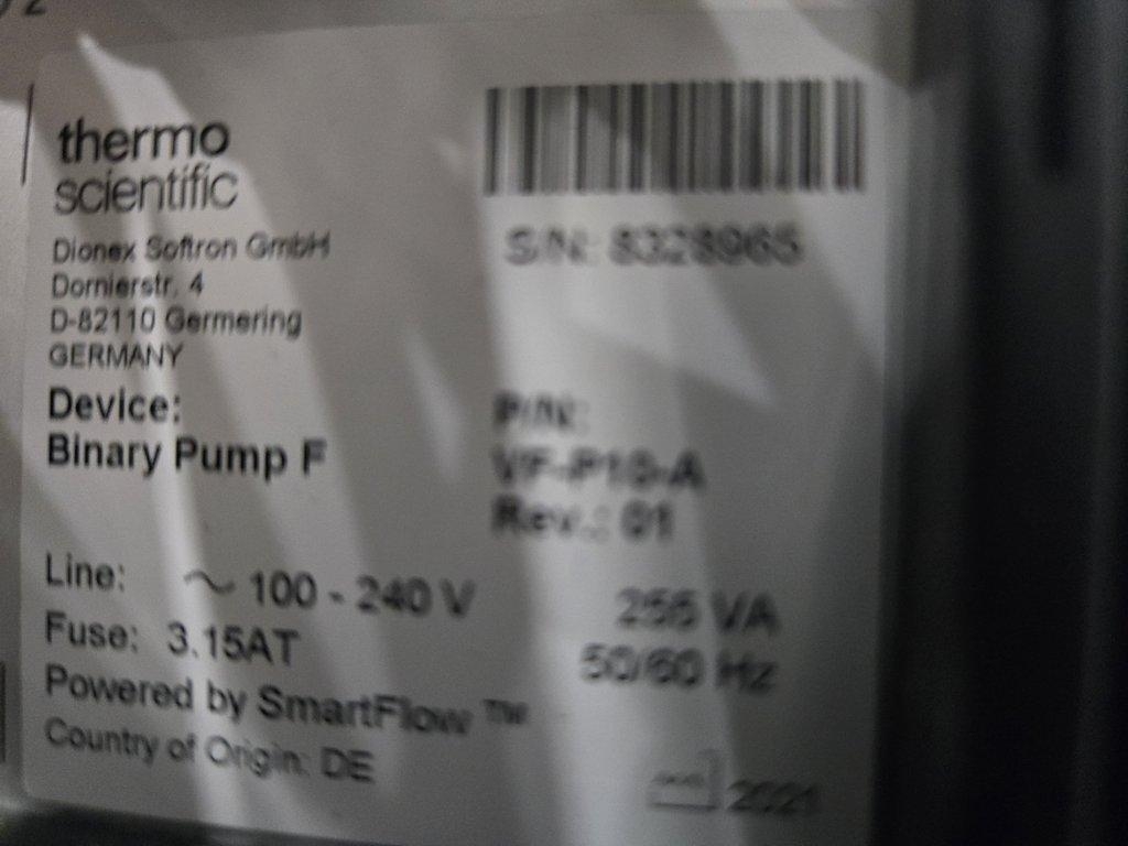 Thermo Vanquish UHPLC Binary Pump