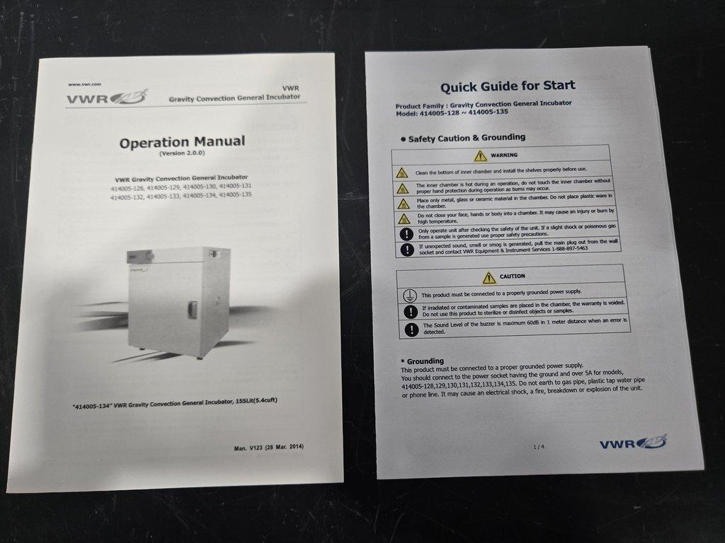 VWR 1310 Gravity Convection Oven - High-Temp 28x21x22 Heat Lab Unit