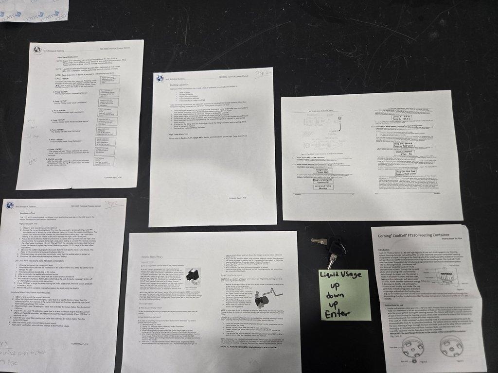 MVE XLC-1200F-GB Cryogenic Freezer Controller 120V 60Hz Powers On Tests Passed