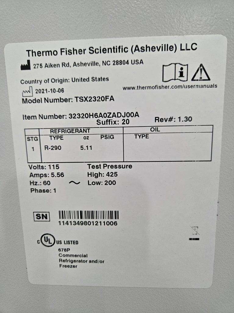 Thermo TSX2320FA Freezer Lab HighPerf -20C 23CuFt Single/Standalone