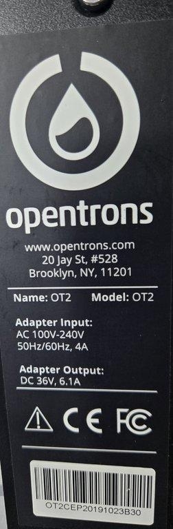 Opentrons OT2 Liquid Handler with HEPA Module, Very Good Condition