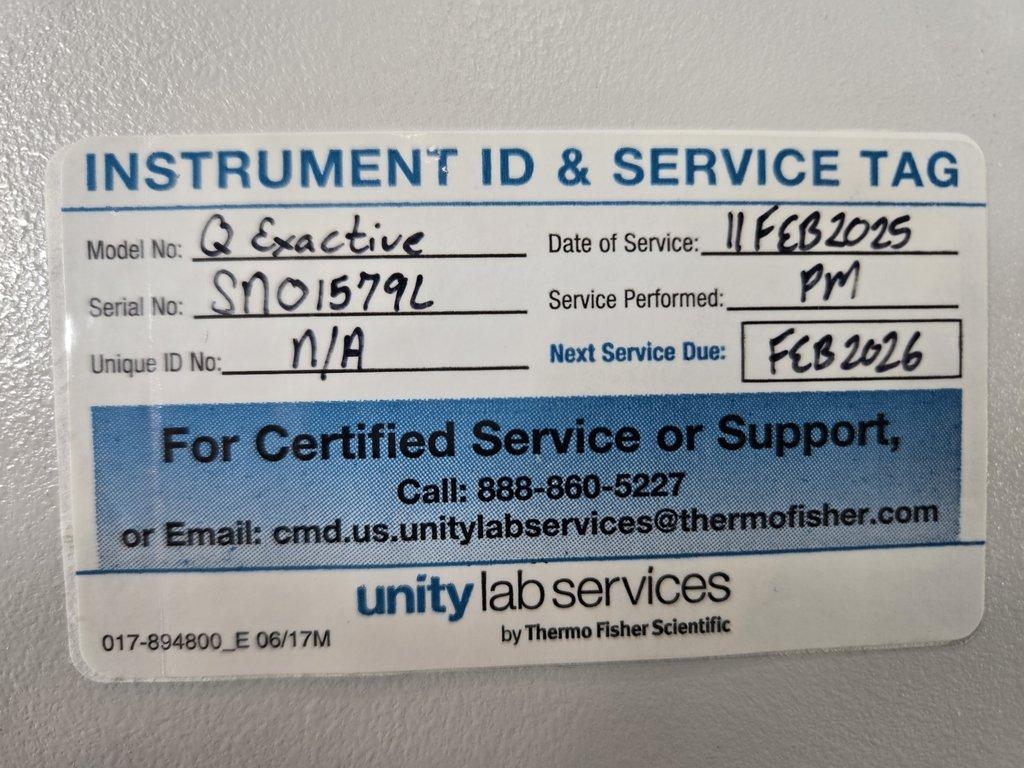 Thermo Q Exactive LC/MS Mass Spec Spectrometer 2012 Germany 230V 50/60Hz