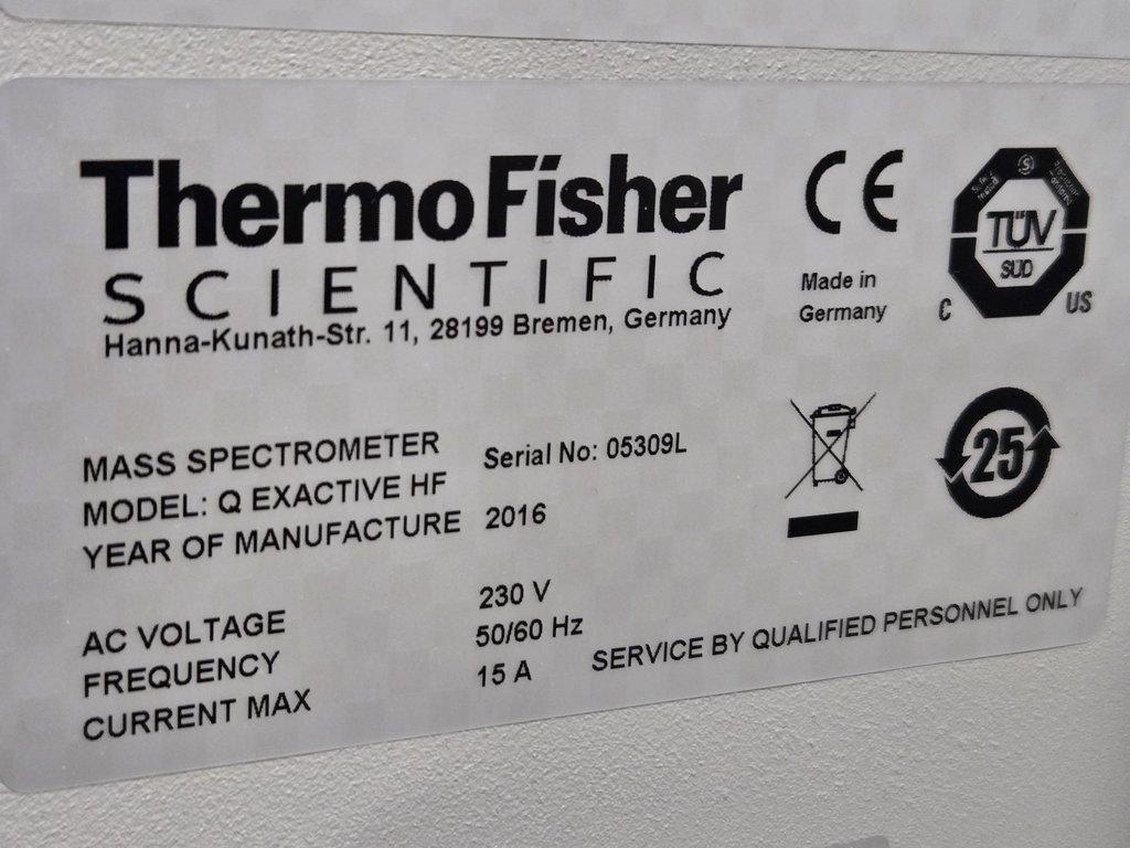 Thermo Q EXACTIVE HF Mass Spectrometer Parts Instrument 2016 Germany