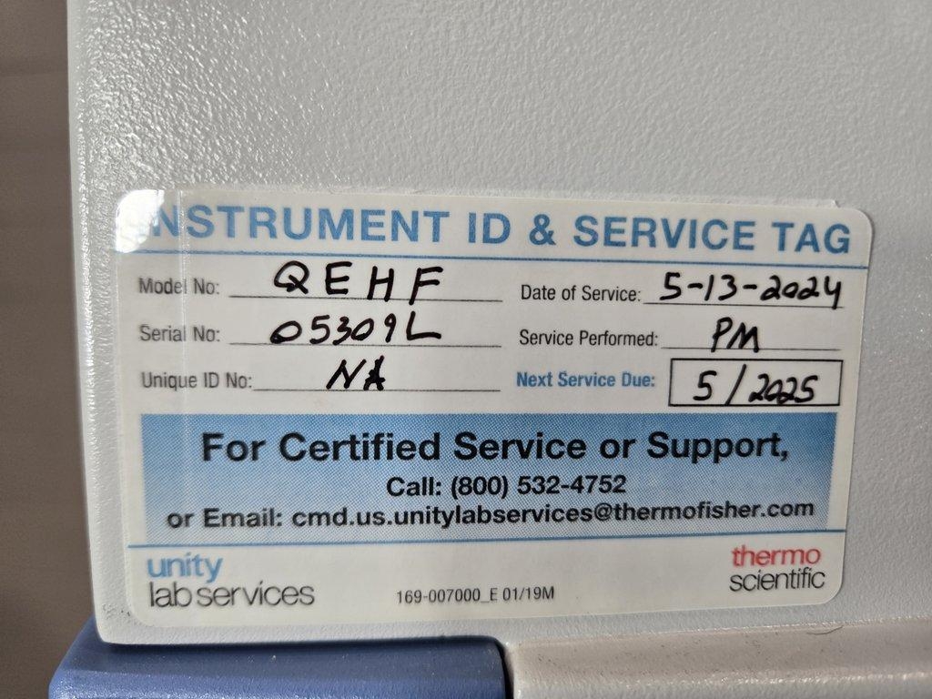 Thermo Q EXACTIVE HF Mass Spectrometer Parts Instrument 2016 Germany