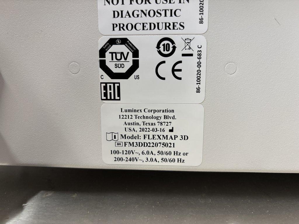 Luminex FlexMap 3D Multiplexing Platform with Included Computer/Software
