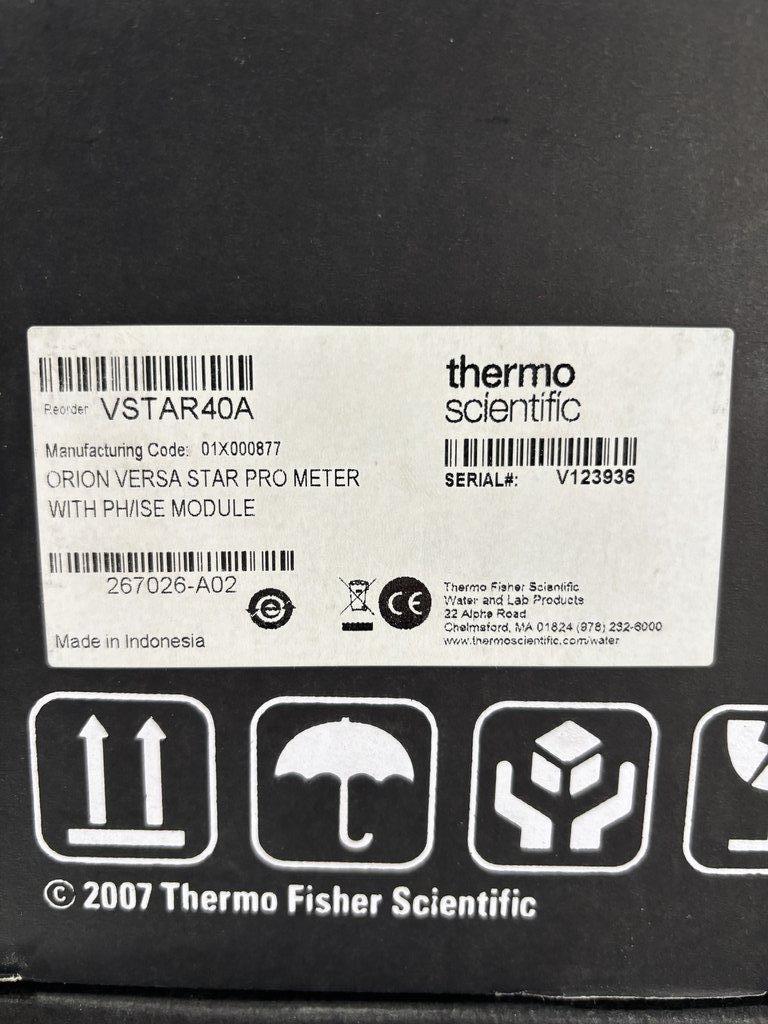 Thermo VSTAR40A Orion VersaStar Pro pH Meter, E Condition, Includes Cables
