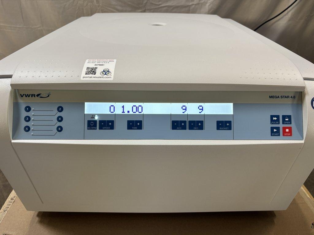 VWR Mega Star 4.0 Benchtop Centrifuge | High-Capacity | Reliable Operation
