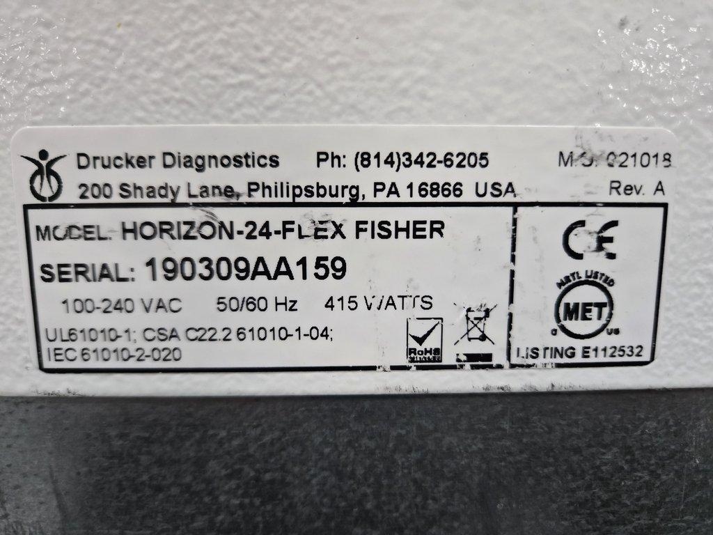 Druker Diagnostics Horizon-24-Flex Fisher Centrifuge 100-240v Clinical Use