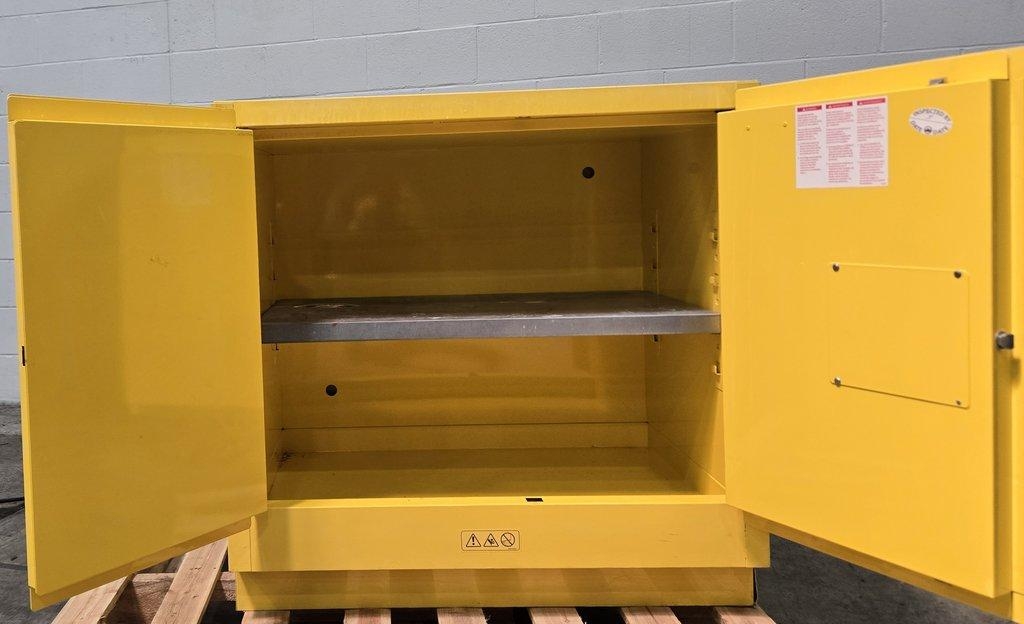 Justrite Sure-Grip EX 22 Gallon Flammable Liquid Storage Cabinet
