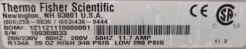 Thermo Scientific ThermoFlex 2500 Recirculating Chiller 2500W 5-40C T1 Pump