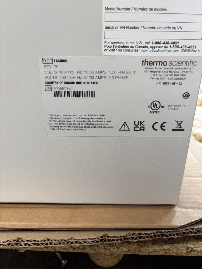 Thermo Scientific TSCIR89 Precision Circulating Water Bath 89L