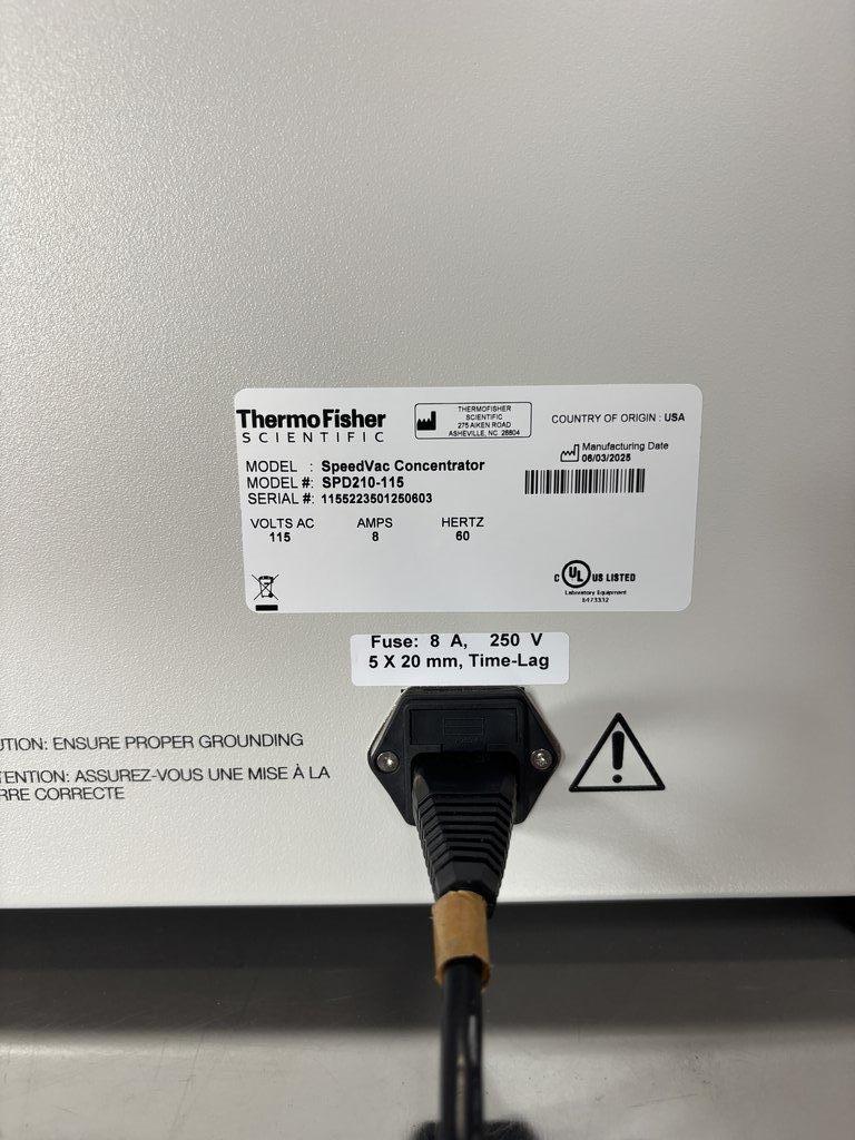 Thermo Scientific SpeedVac SPD210 Evaporator