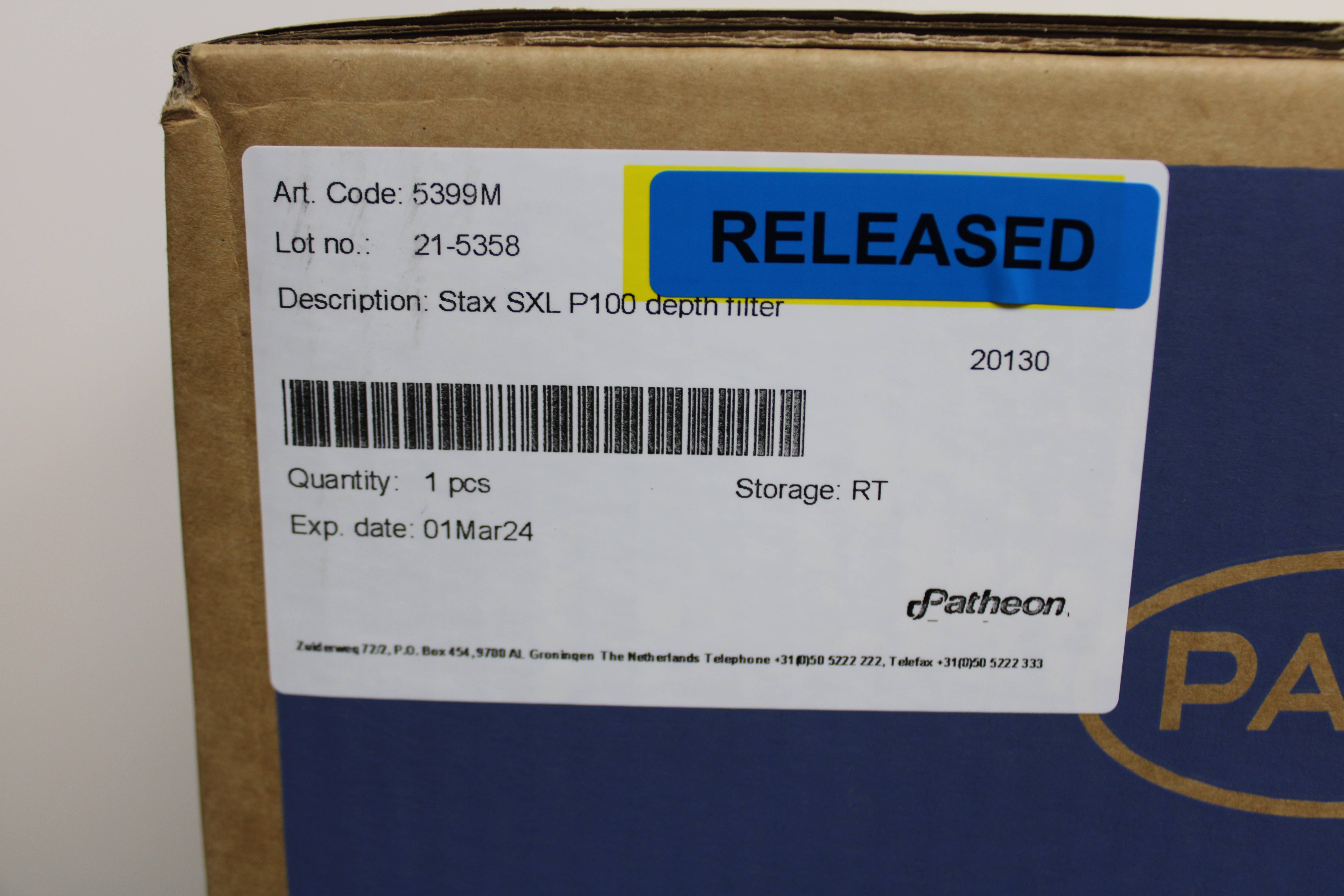 Pall SXPSC10W Disposable Depth Filter Platform for Efficient Filtration