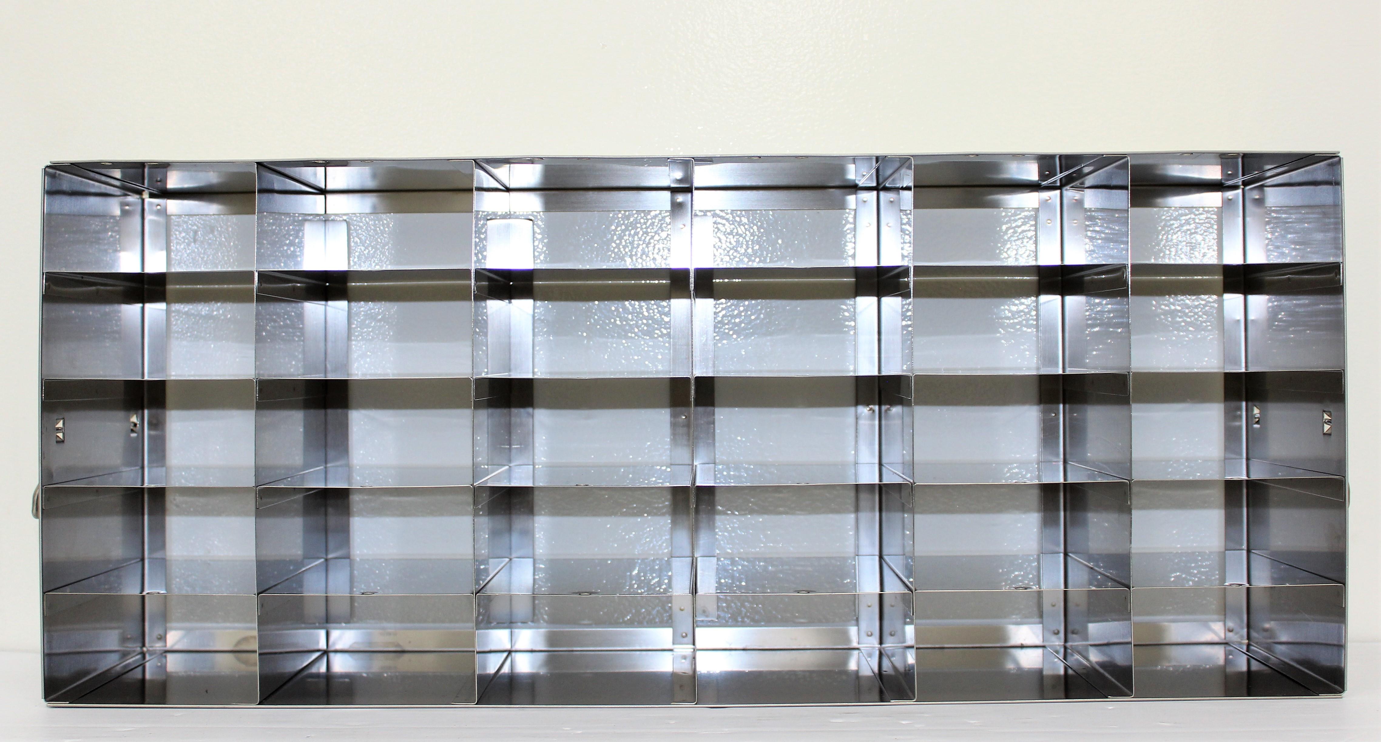 VWR Stainless Steel Freezer Rack ULT 30-Box Upright for -80C Freezers