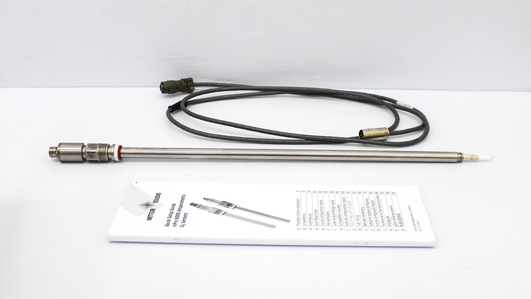 Mettler InPro6820 DO Sensor Dissolved Oxygen Probe Hygienic Applications Integrate