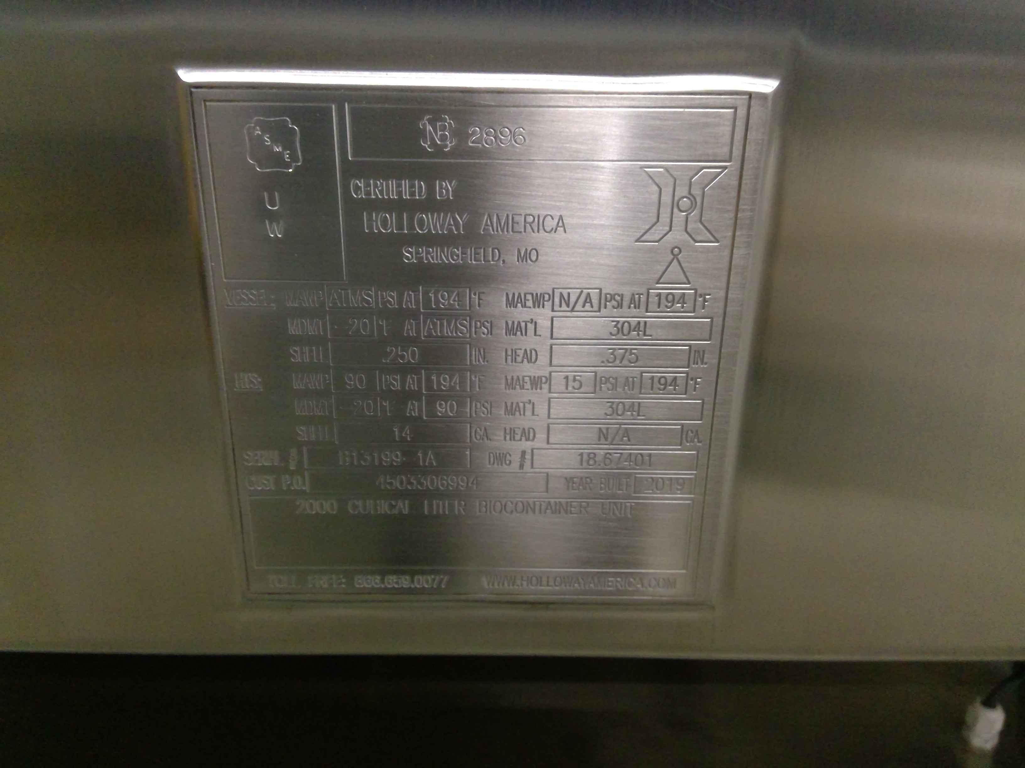 Pall LevMixer LM100JCMAUS-B4A Magnetic Mixer 2000L Biopharma Single Use