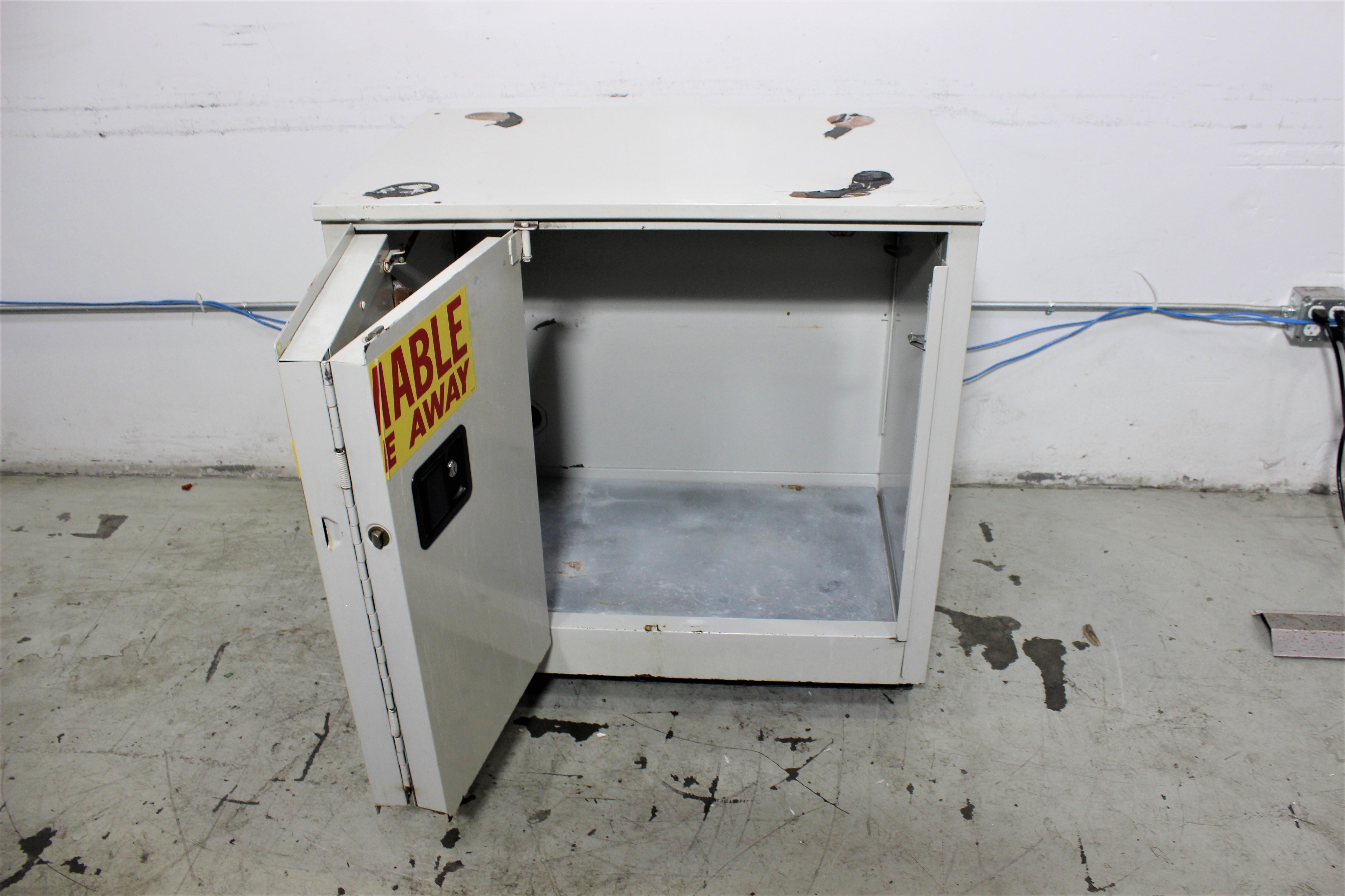 Securall A131 Flammable Storage 30 Gal Capacity Self-Latch Cabinet