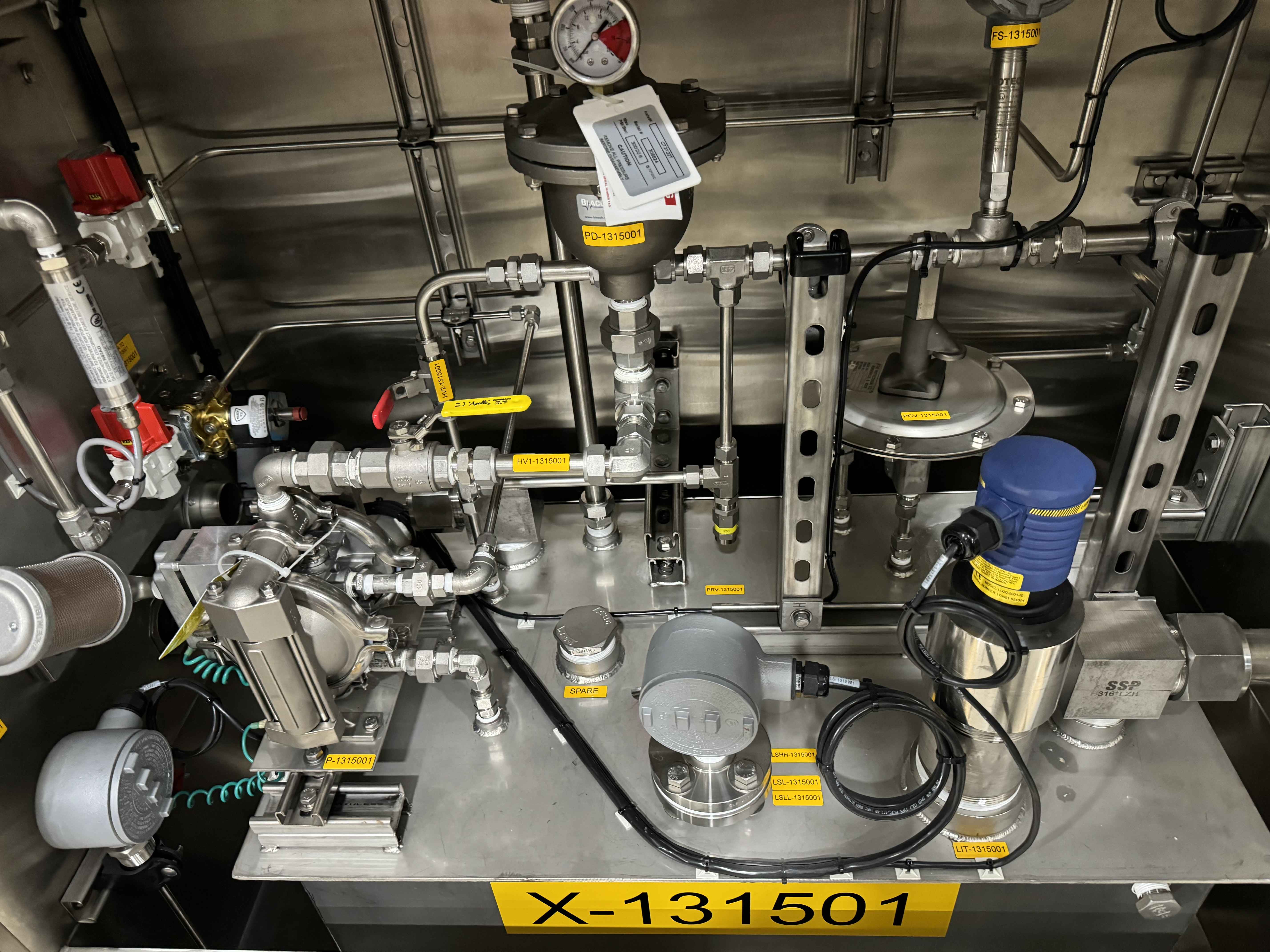 Tech SSPLS-30-007 Solvent Pump Lift Station 30gl Stainless Steel Dual Drum