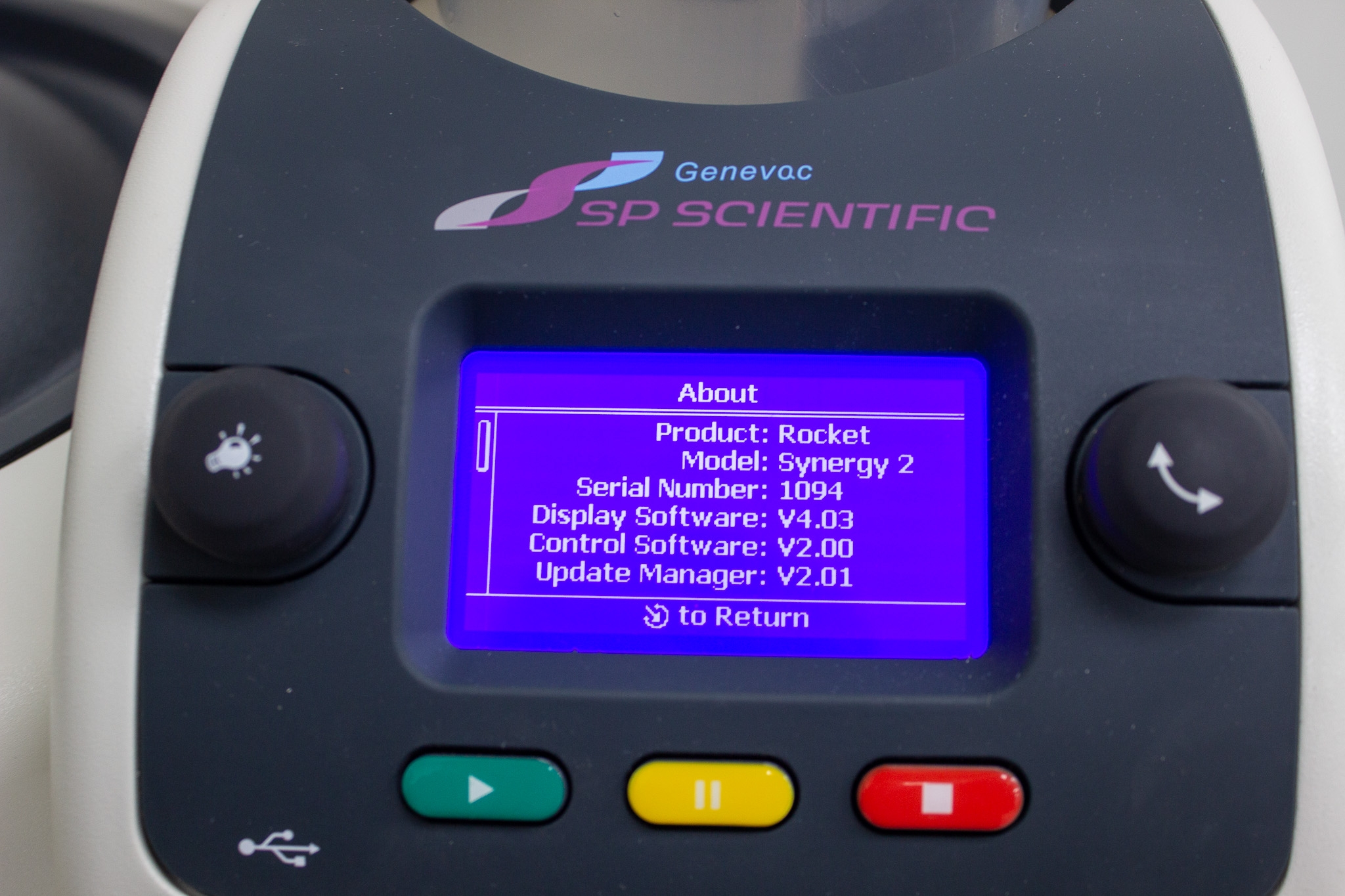 SP Genevac Rocket Synergy 2 Evaporator RKS2 12060 Six Flask Needs Fix