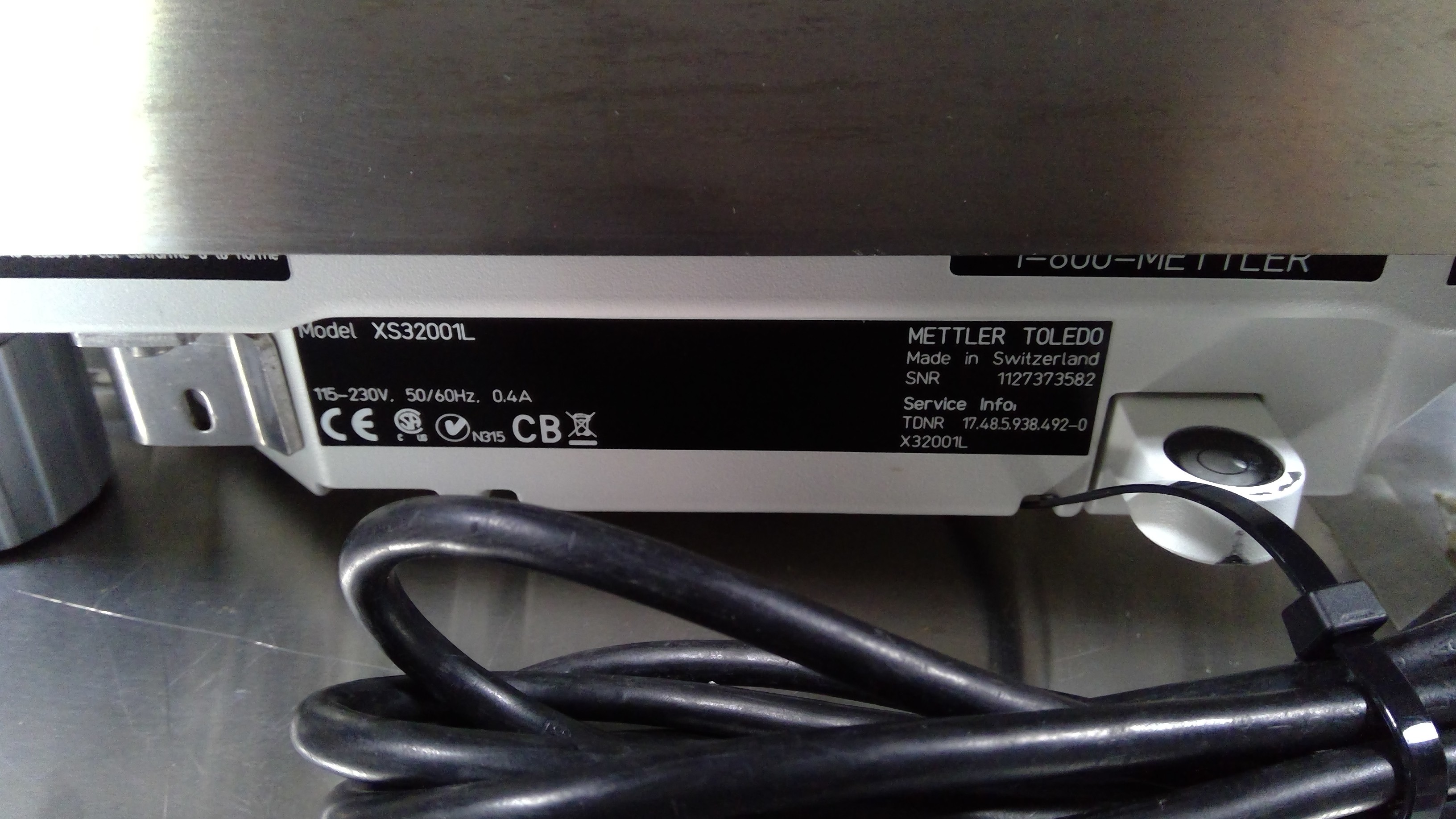 Mettler XS32001L Balance Precision Scale 32000g Capacity Used Functional