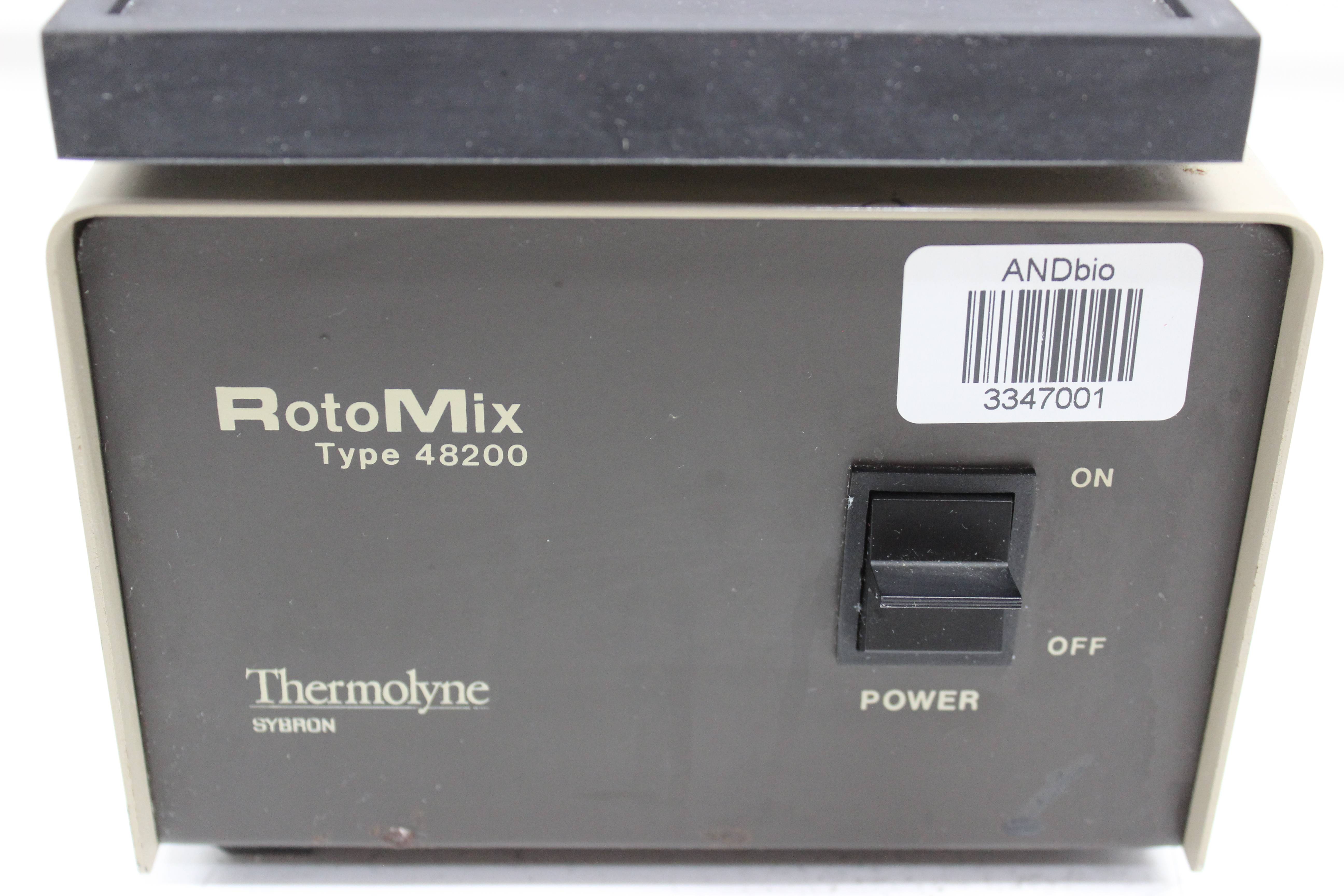 Thermolyne RotoMix Orbital Mixer Shaker Model 48200 Microplate Lab Equipment