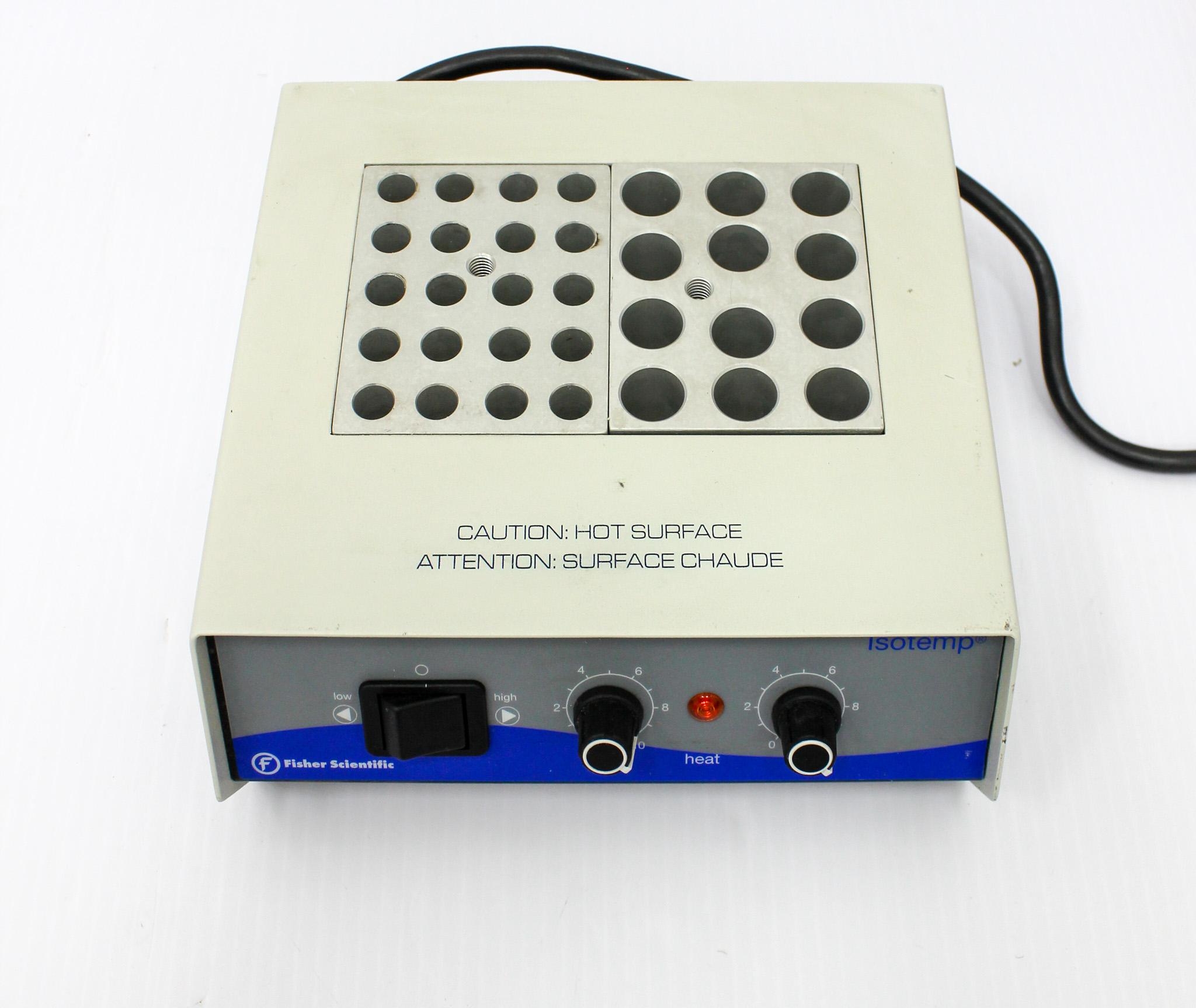 Fisher Scientific 2052FS Dual Dry Bath Incubator 5-130C Versatile Heating