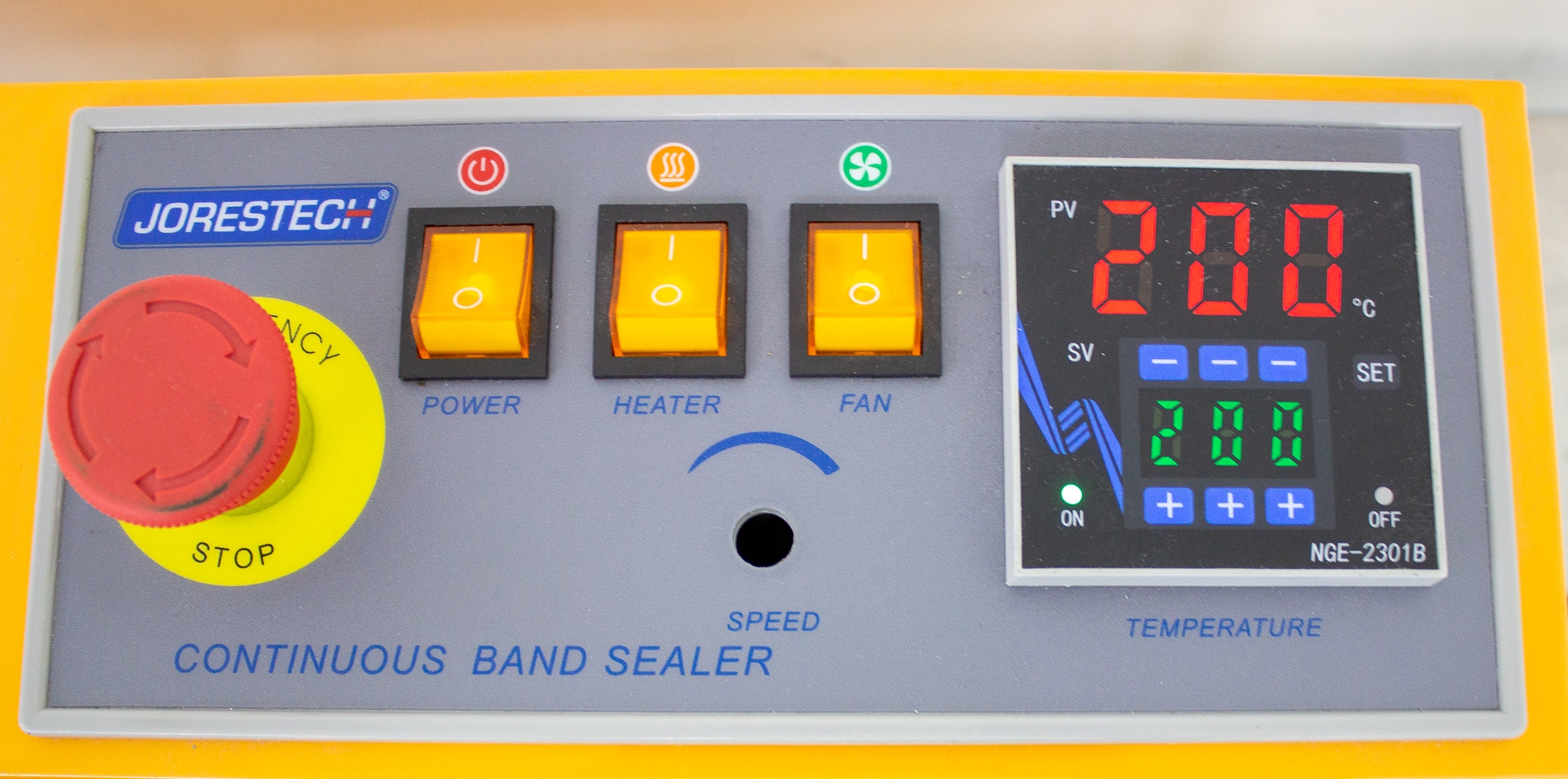 JORESTECH E-CBS-630D Band Sealer Heat Control Semi-Automatic 630 ft/min