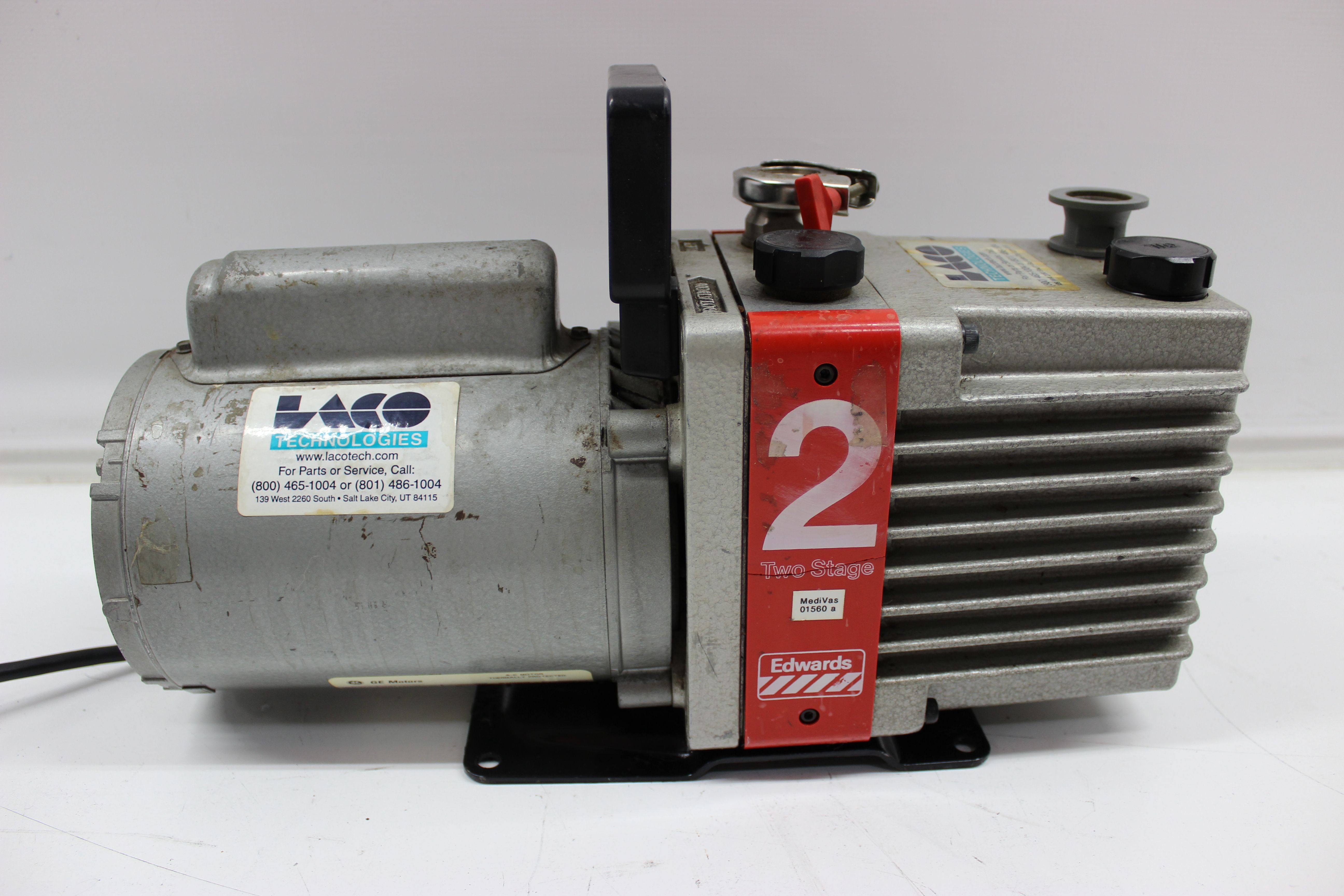 Edwards E2M2 Dual Stage Mechanical Vacuum Pump Needs Repair 30M Torr
