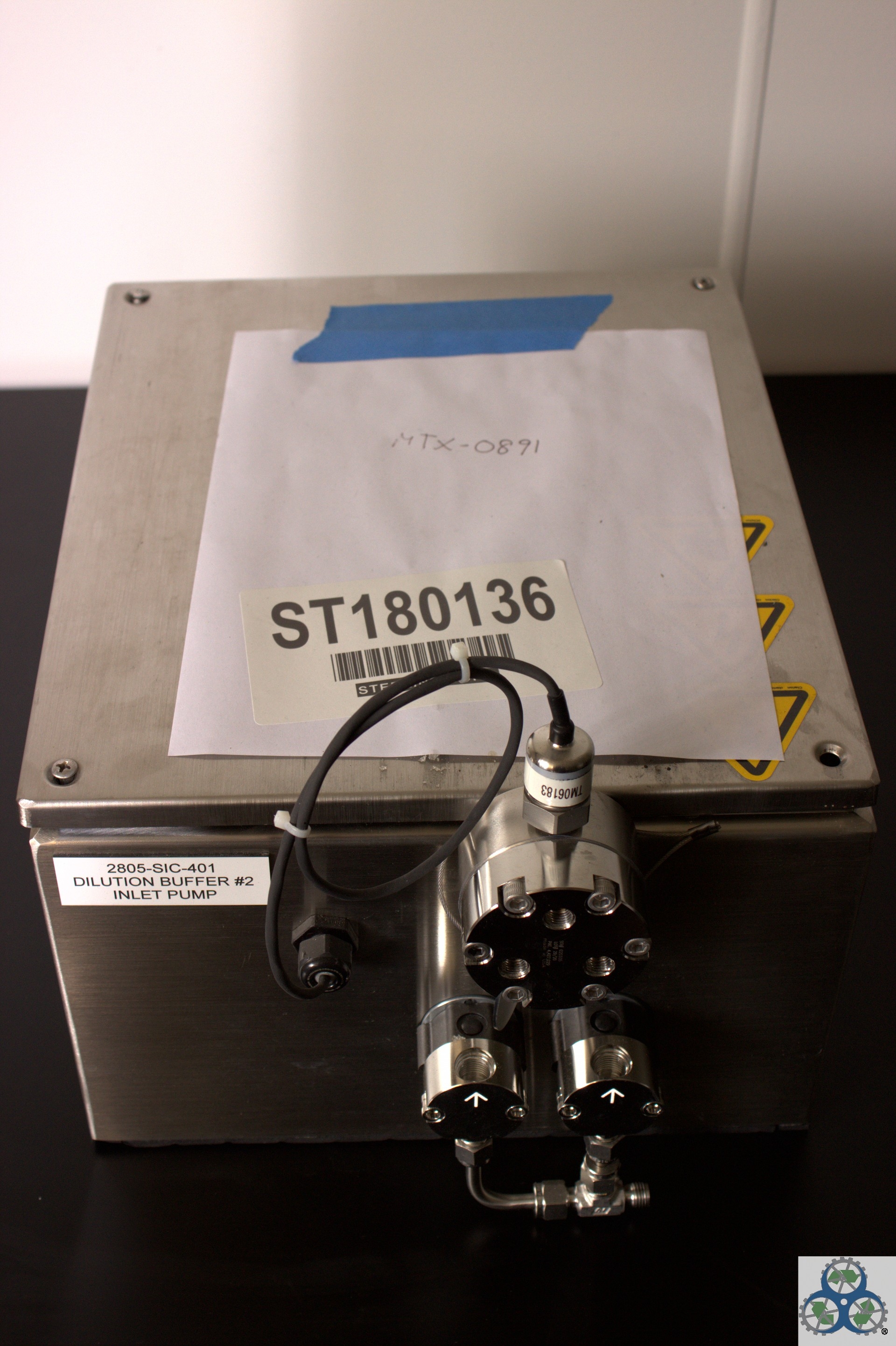 Dilution Buffer 2805 SIE 401 Pump 50-120 PSI Vacuum - Used - 120V 50/60Hz