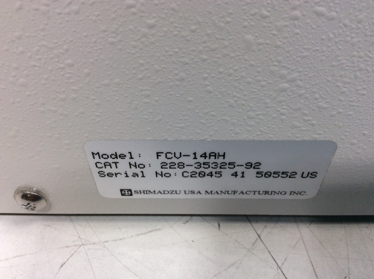 Shimadzu FCV-14AH HPLC Valve Accessory High Pressure Very Good Condition