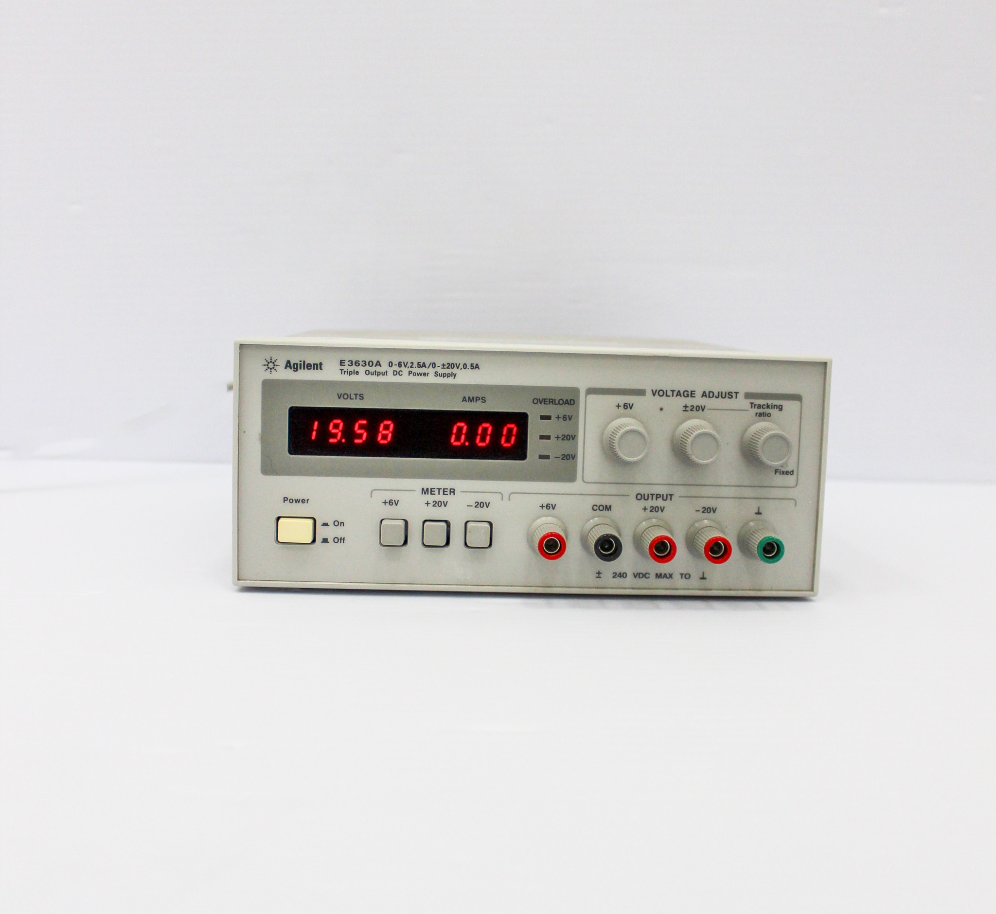 Agilent E3630A Triple Output DC Power Supply 0-20V 0-0.5A VG Condition