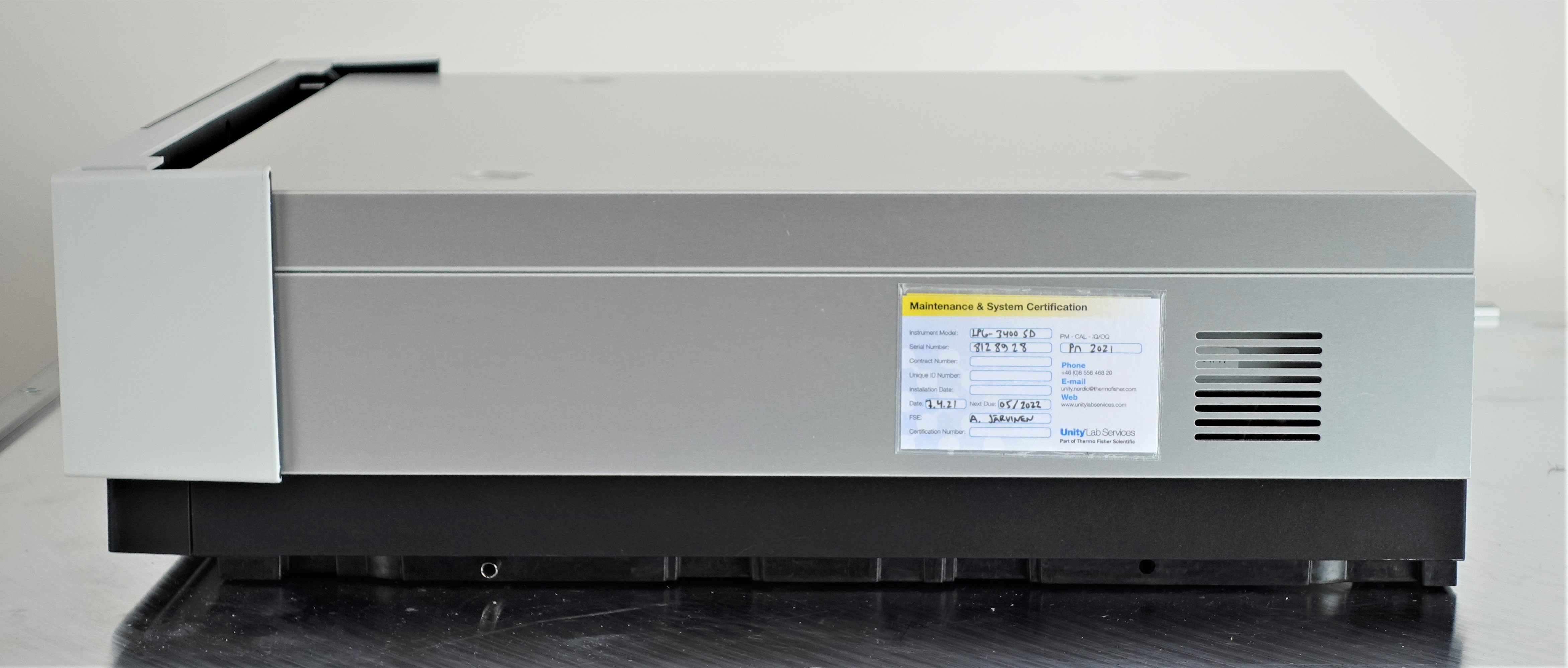 Thermo LPG-3400SD Pump Quaternary Method Transfer 62MPa 10mL/min Used