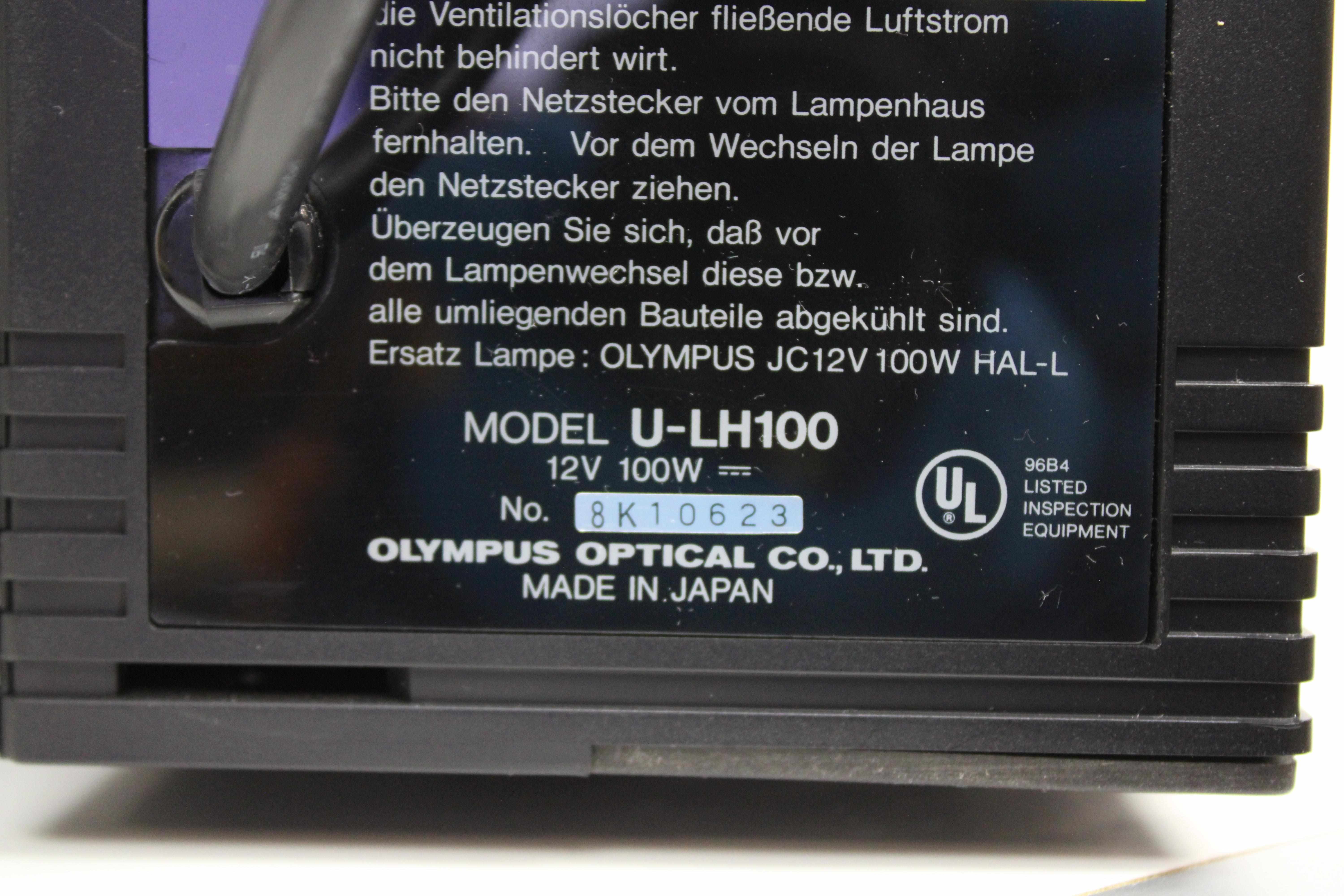 Olympus BX50F4 Microscope Robust Optical Performance Halogen Light