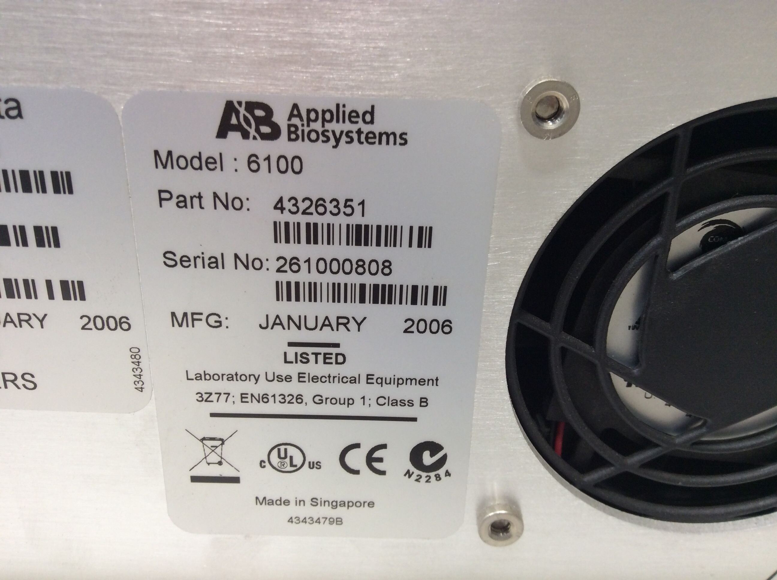 ABI 6100 Nucleic Acid PrepStation Molecular Bio DNA RNA Isolation