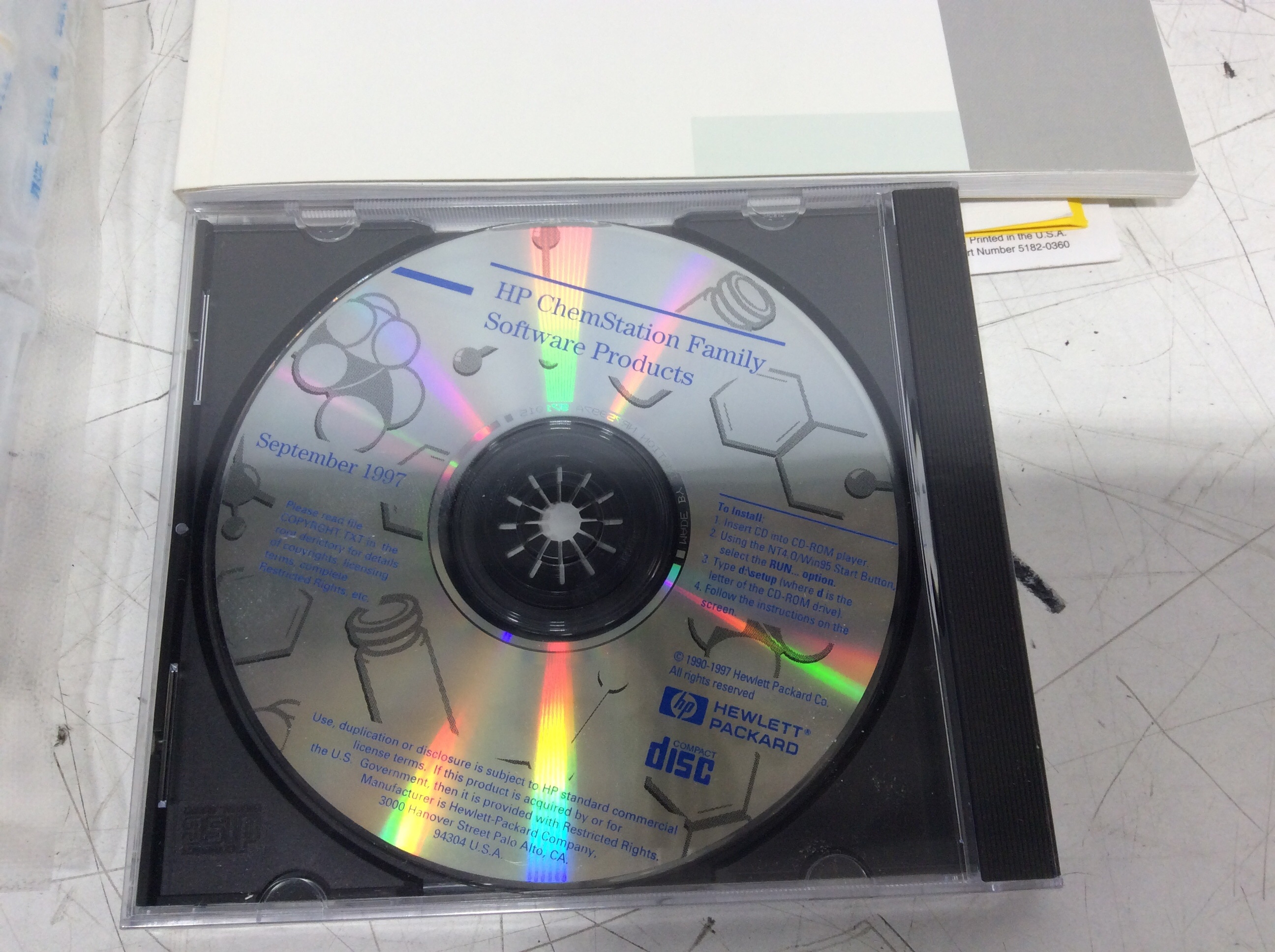 Hewlett Packard Chemstation Fully Functional Turnkey Analytical Software