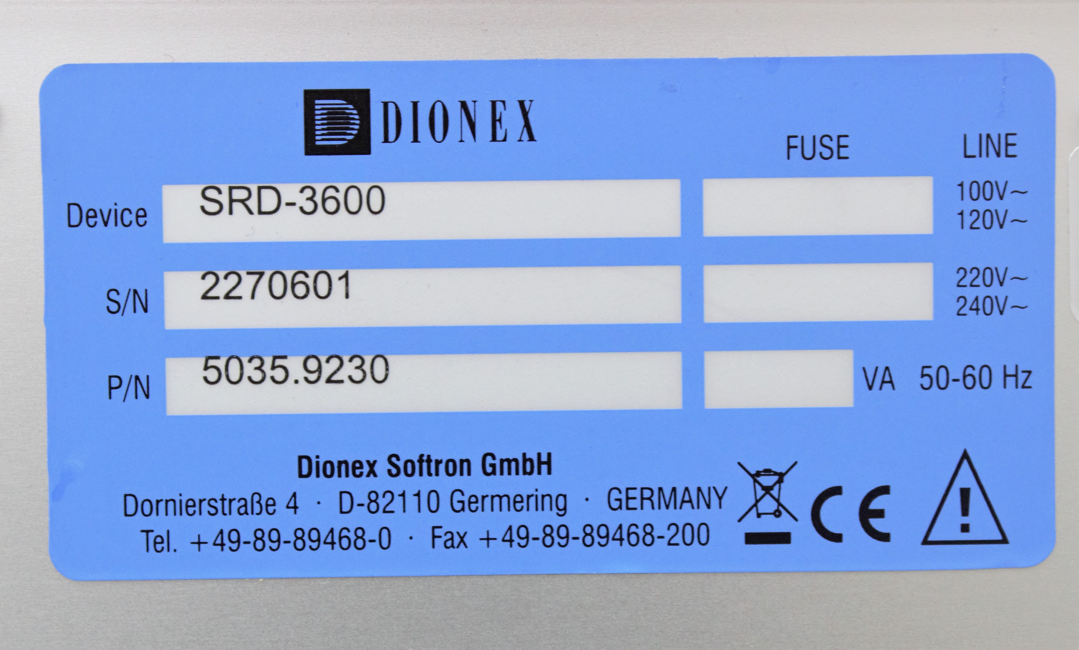 Thermo Dionex UltiMate 3000 RS HPLC System Used 30-Day Warranty
