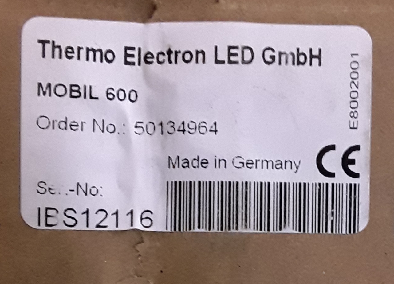 Thermo Mobil 600 Homogenizer Overhead Stirrer 100 to 1000rpm Stir+600L IP65