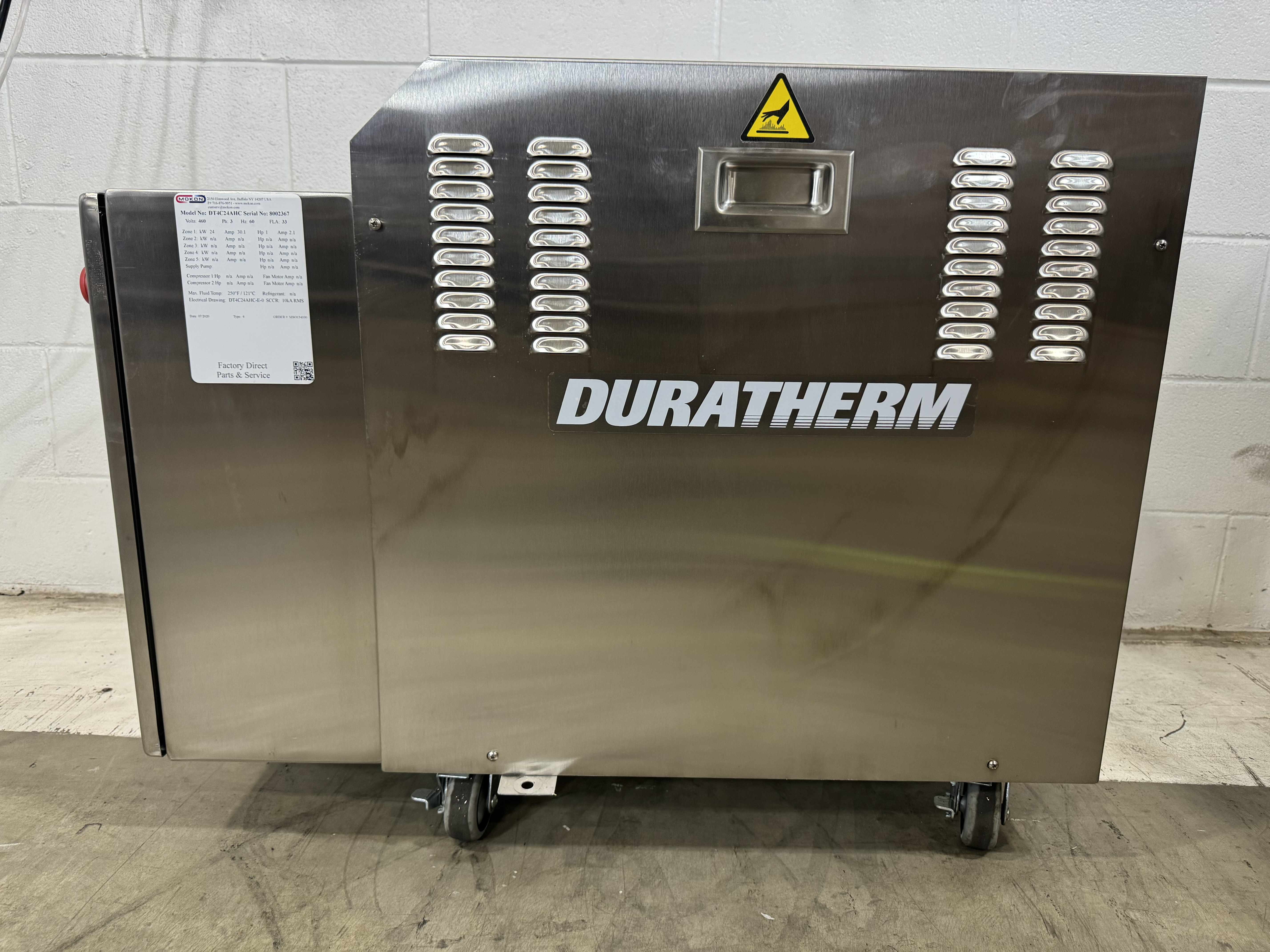 Mokon DT4C24AHC Water Temperature Control System, Stainless Steel Construction