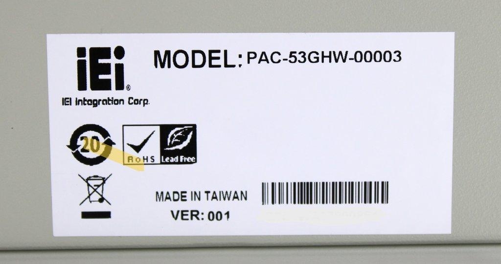 iEi PAC-53G Embedded PC Chassis 3-Slot Compact SBC RoHS Via C3 Processor